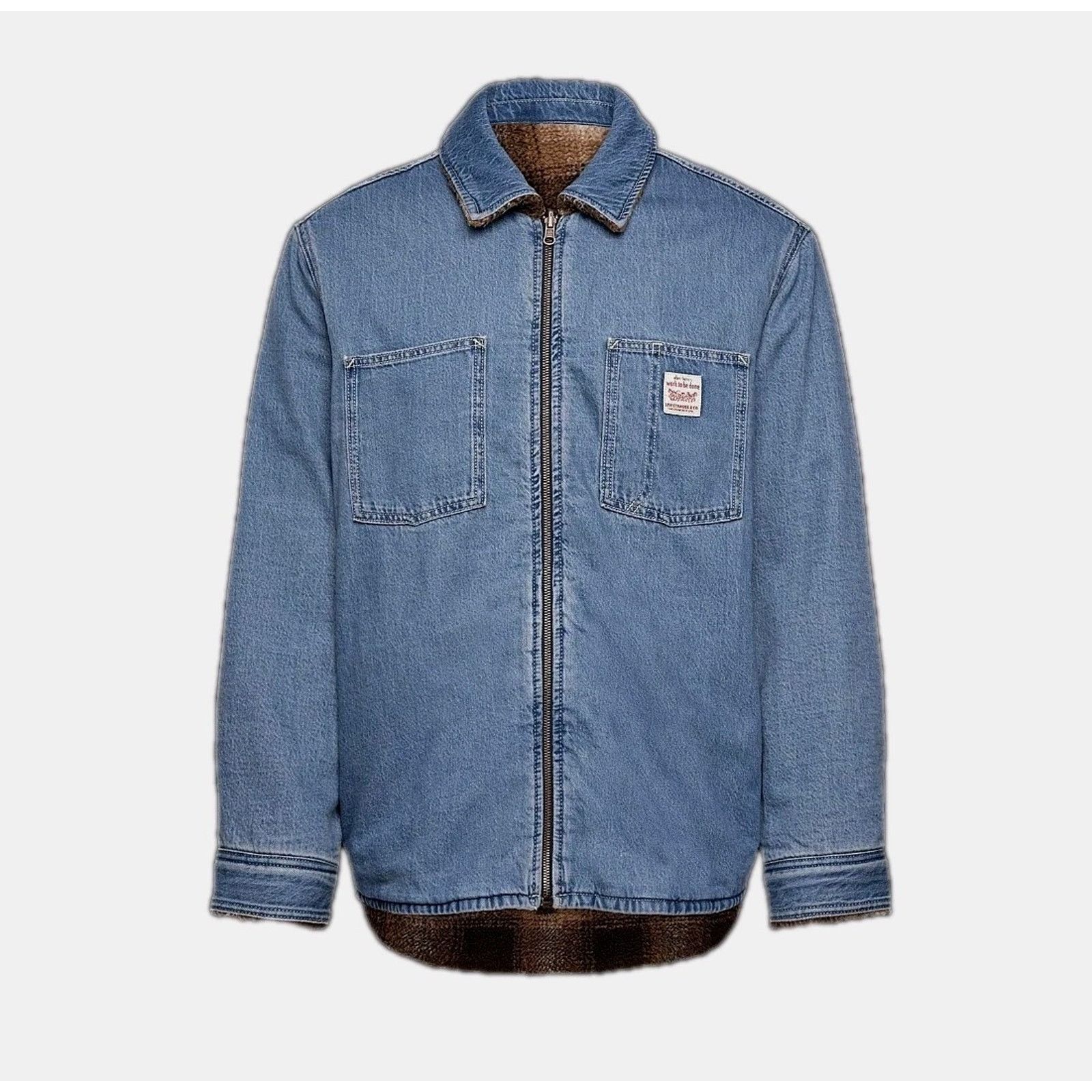 Levi's Levi’s Work Capsule Reversible Chore Barn Flannel Shacket M Size US M / EU 48-50 / 2 - 7 Thumbnail