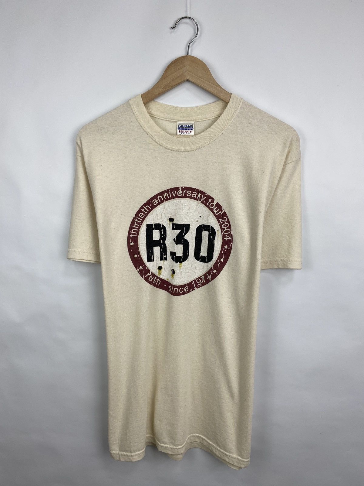 Gildan Vintage RUSH R30 Thirtieth Anniversary Tour 2004 T-Shirt Y2K Size US M / EU 48-50 / 2 - 3 Thumbnail