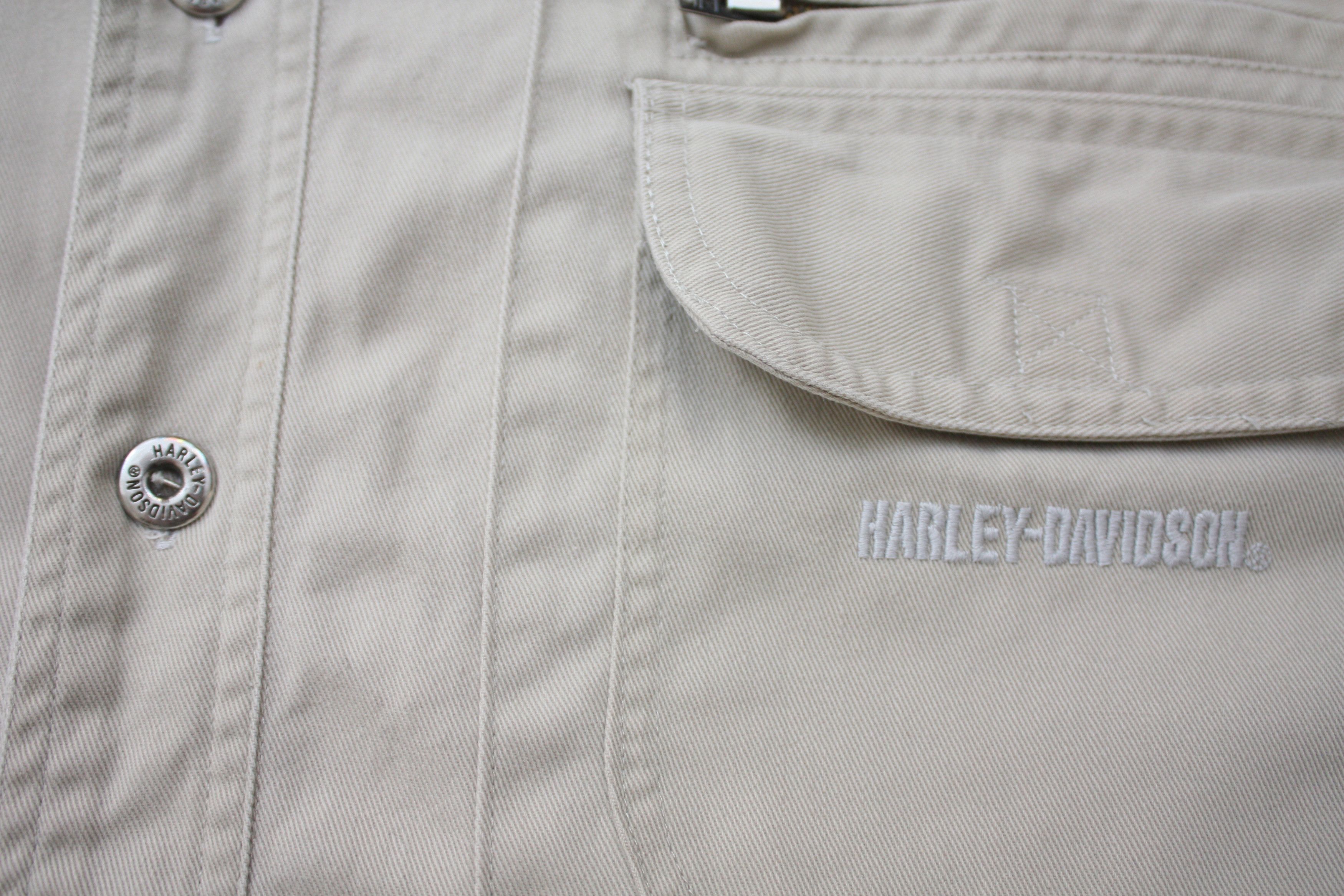 Harley Davidson Harley Davidson Beige Shirt Men's XXL Size US XXL / EU 58 / 5 - 4 Thumbnail