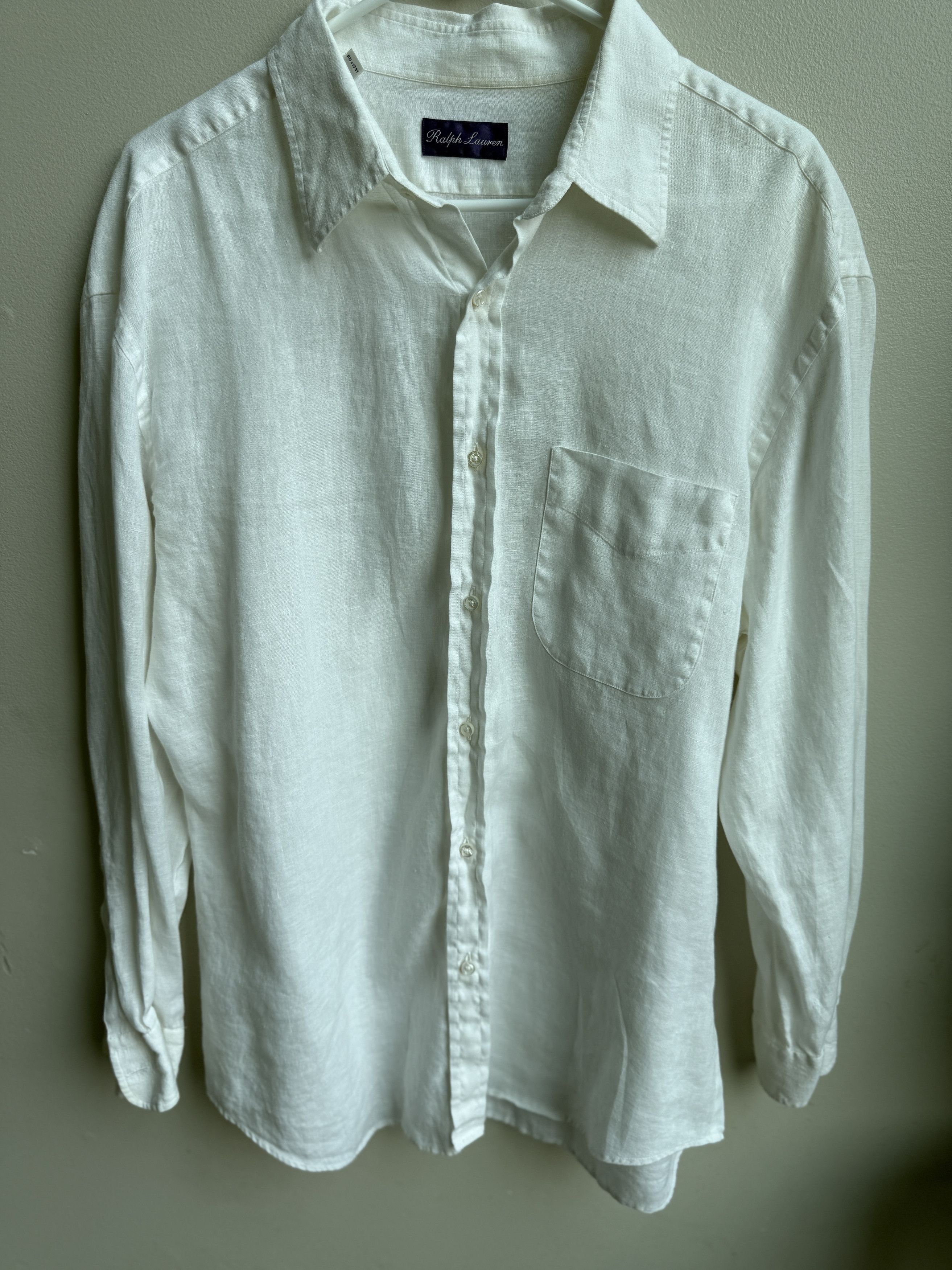 Ralph Lauren Purple Label Ralph Lauren Purple Label Linen Shirt | Retail $495 Size US XL / EU 56 / 4 - 1 Thumbnail