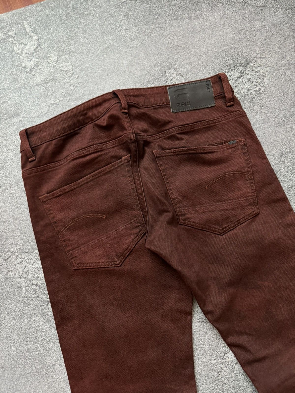 G-Star G star raw 34/34 3301 slim denim pant trouser Jean chino Size US 34 / EU 50 - 3 Thumbnail