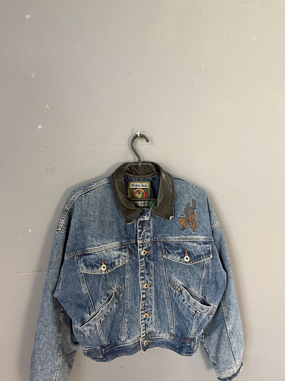 Denim & Co. Vintage 70s Denim Bomber Jacket Size US S / EU 44-46 / 1 - 5 Thumbnail