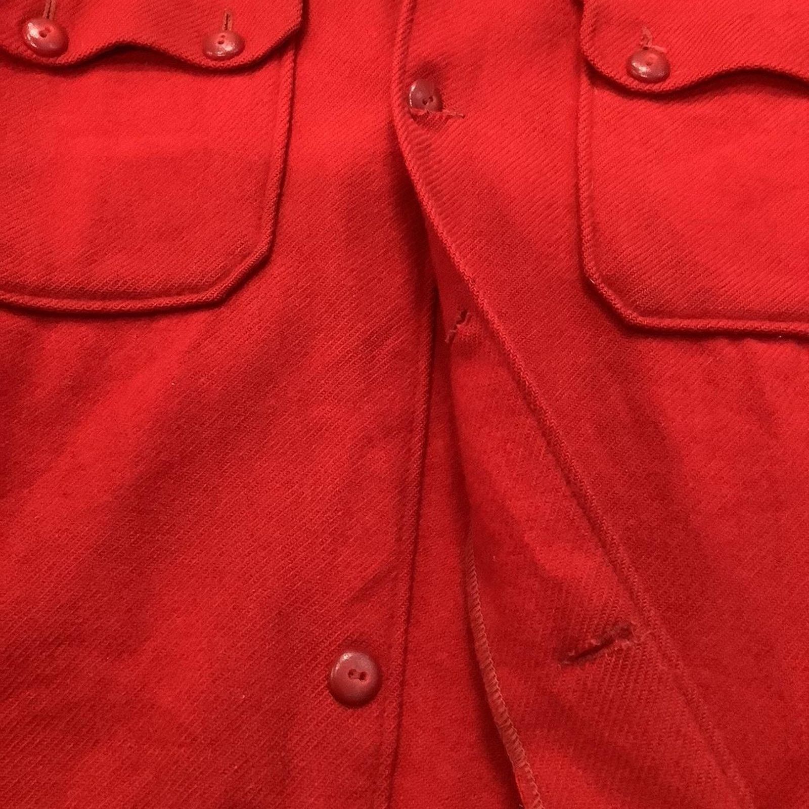 Other 60s Red Wool Boy Scouts Of America Jacket Shirt Size US L / EU 52-54 / 3 - 5 Thumbnail