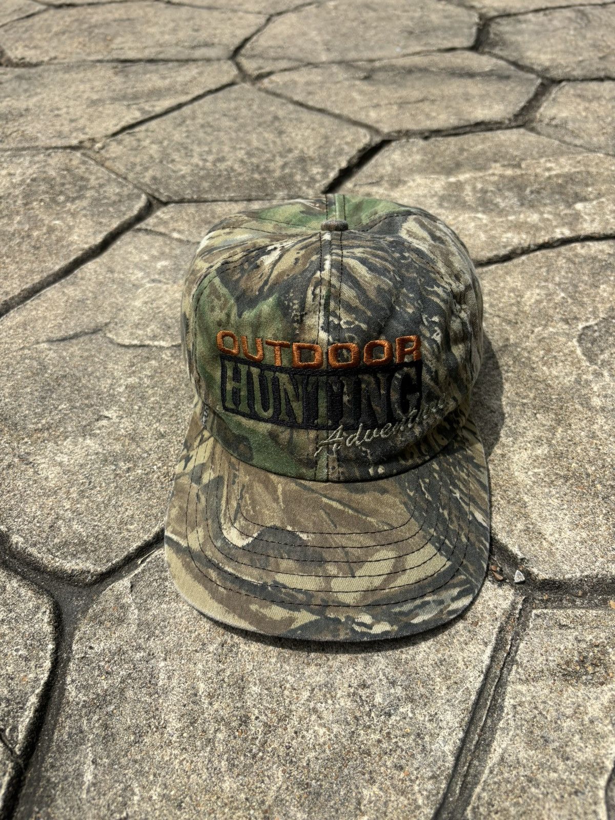 Vintage Y2K Outdoor Hunting Camo All Over Print Snapback Hat Size ONE SIZE - 2 Thumbnail