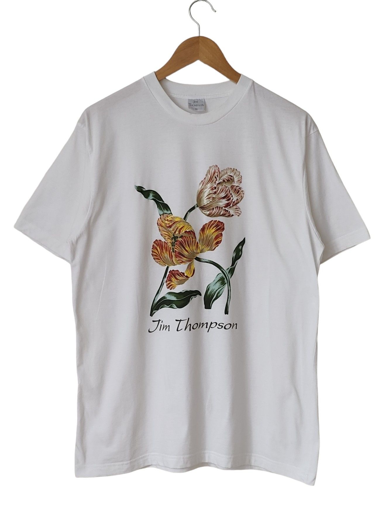 Jim Thompson Jim Thompson Vintage Flowers Tshirt Size US M / EU 48-50 / 2 - 1 Thumbnail