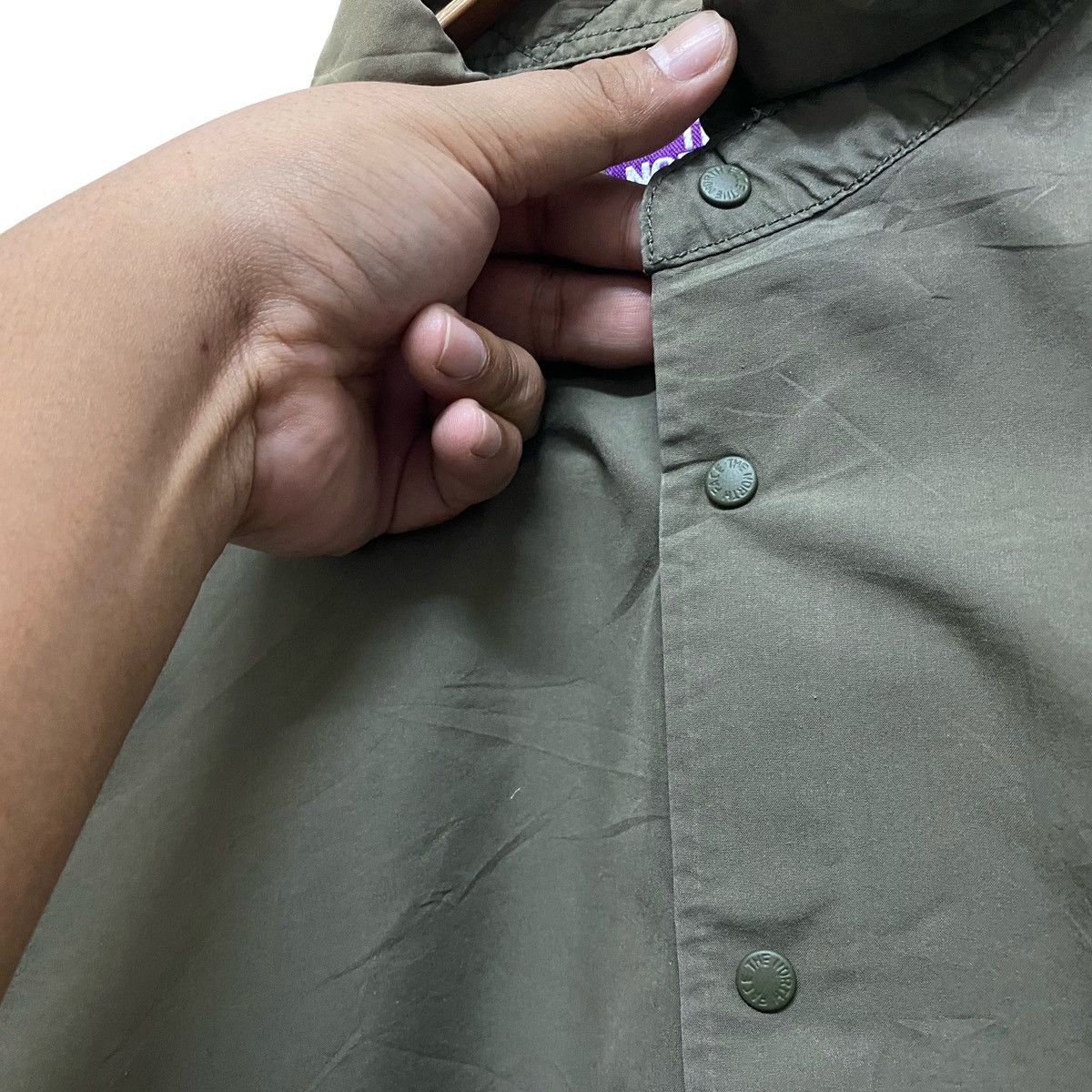 Nanamica Vintge TNF Purple Label Nylon Snap Button Size US M / EU 48-50 / 2 - 3 Thumbnail