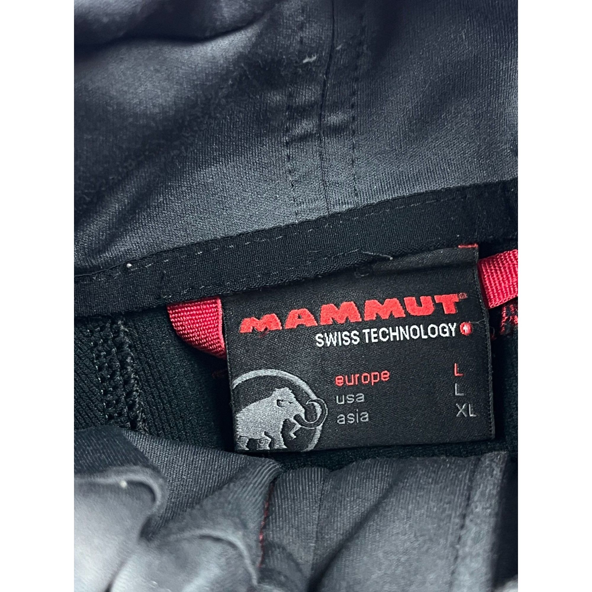 Mammut × Vintage Mammut Mens Softshell Jacket Windstopper Large Black/Gray Size US L / EU 52-54 / 3 - 5 Thumbnail