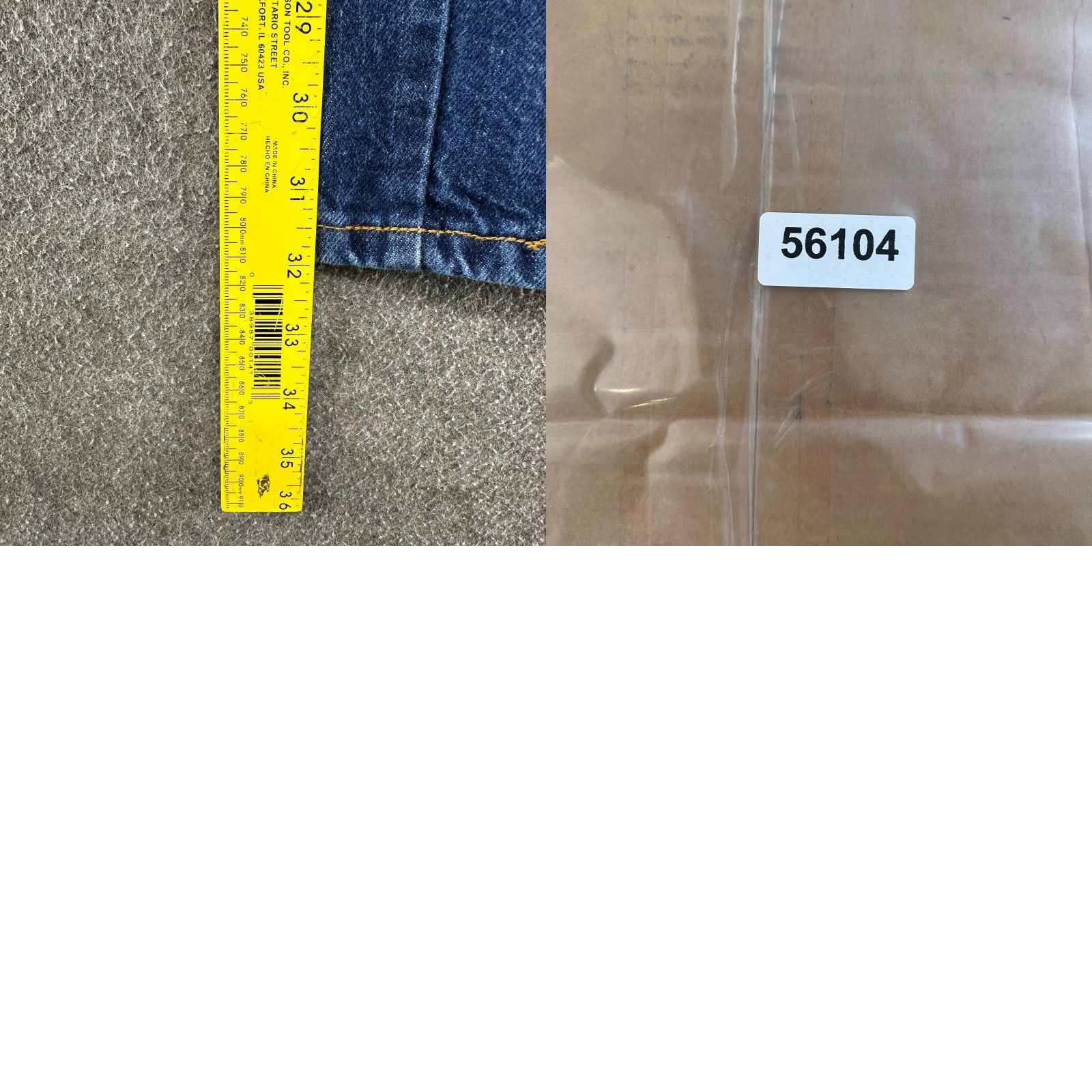 Dickies Dickies Jeans Mens 36x32 Blue Straight Leg Relaxed Fit Denim Cotton Workwear Pants Size US 36 / EU 52 - 8 Thumbnail