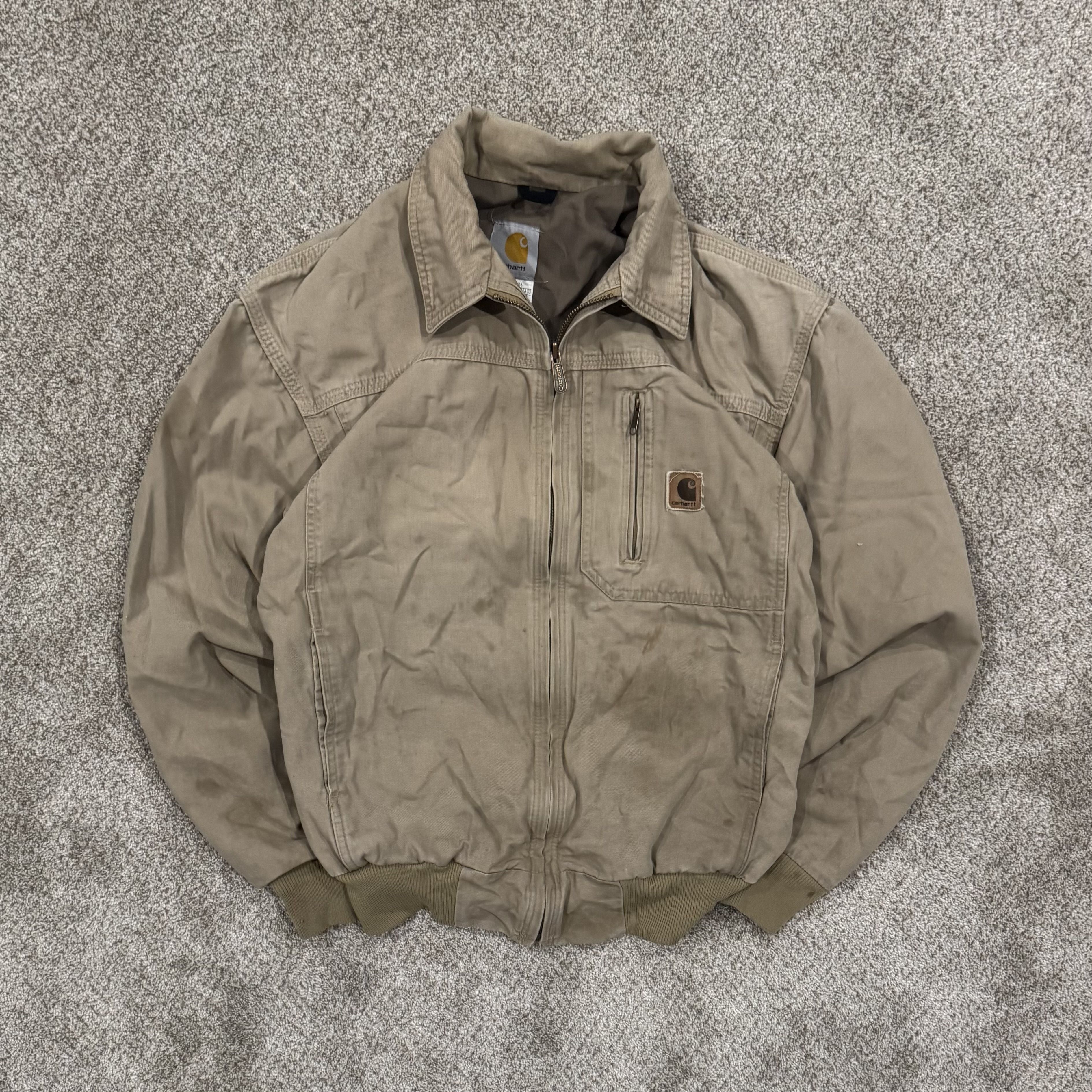 Carhartt Carhartt Men's Tan and Brown Jacket Size US S / EU 44-46 / 1 - 1 Thumbnail