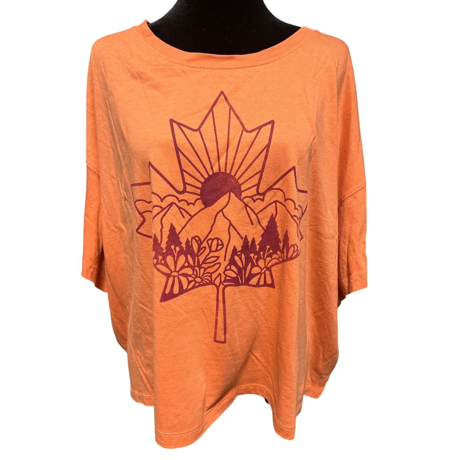 Old Navy Old Navy Canadian Maple Leaf T-Shirt XXL Size XXL / US 16-18 / IT 52-54 - 2 Thumbnail