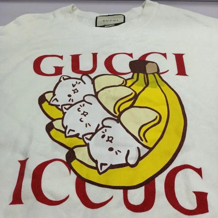 Gucci Gucci Gucci x Bananya Cartoon Long Sleeve Sweatshirt -2506 Size US M / EU 48-50 / 2 - 3 Thumbnail