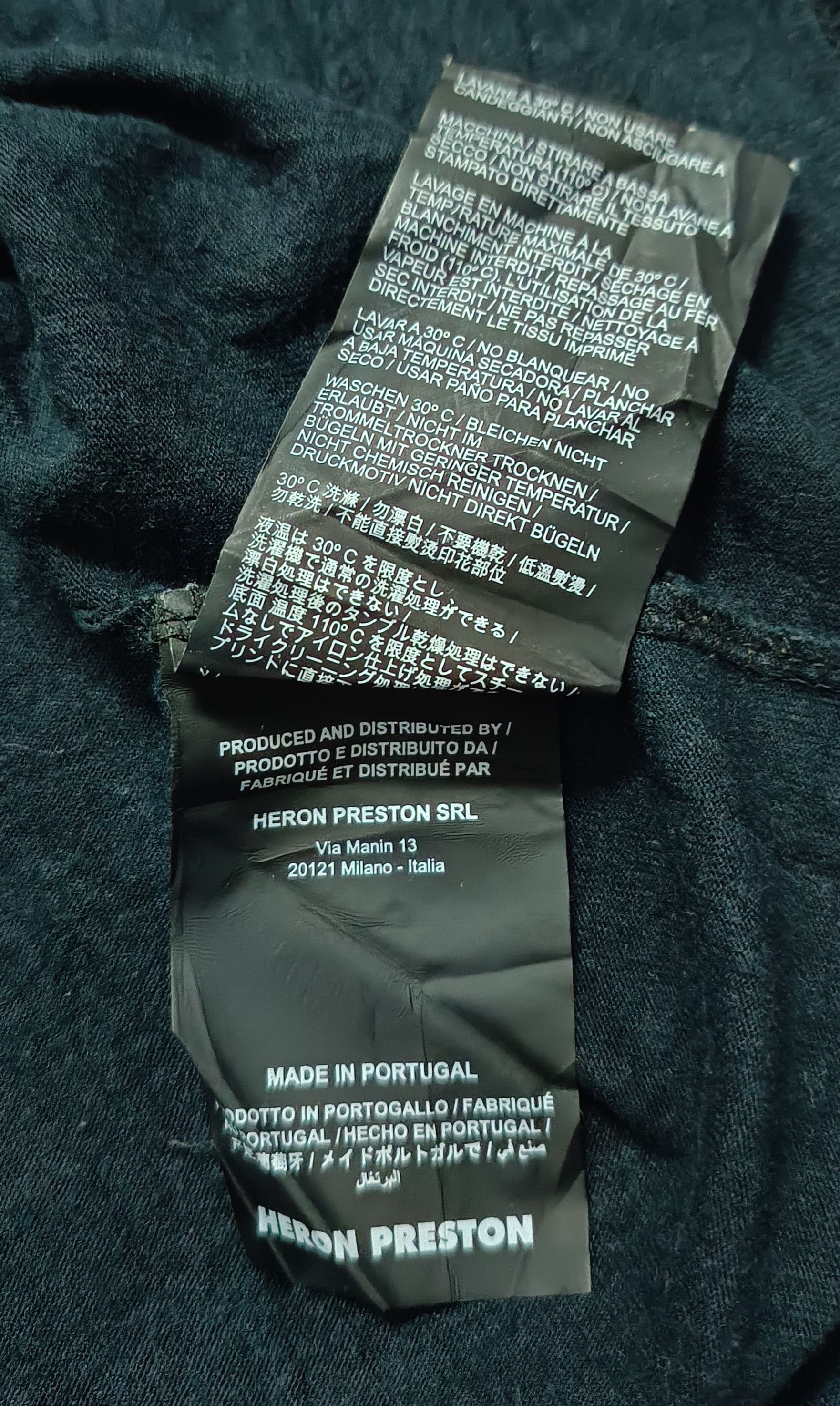Heron Preston 🔥🔥 Rare Heron Preston Men Black Tee Size US M / EU 48-50 / 2 - 8 Thumbnail