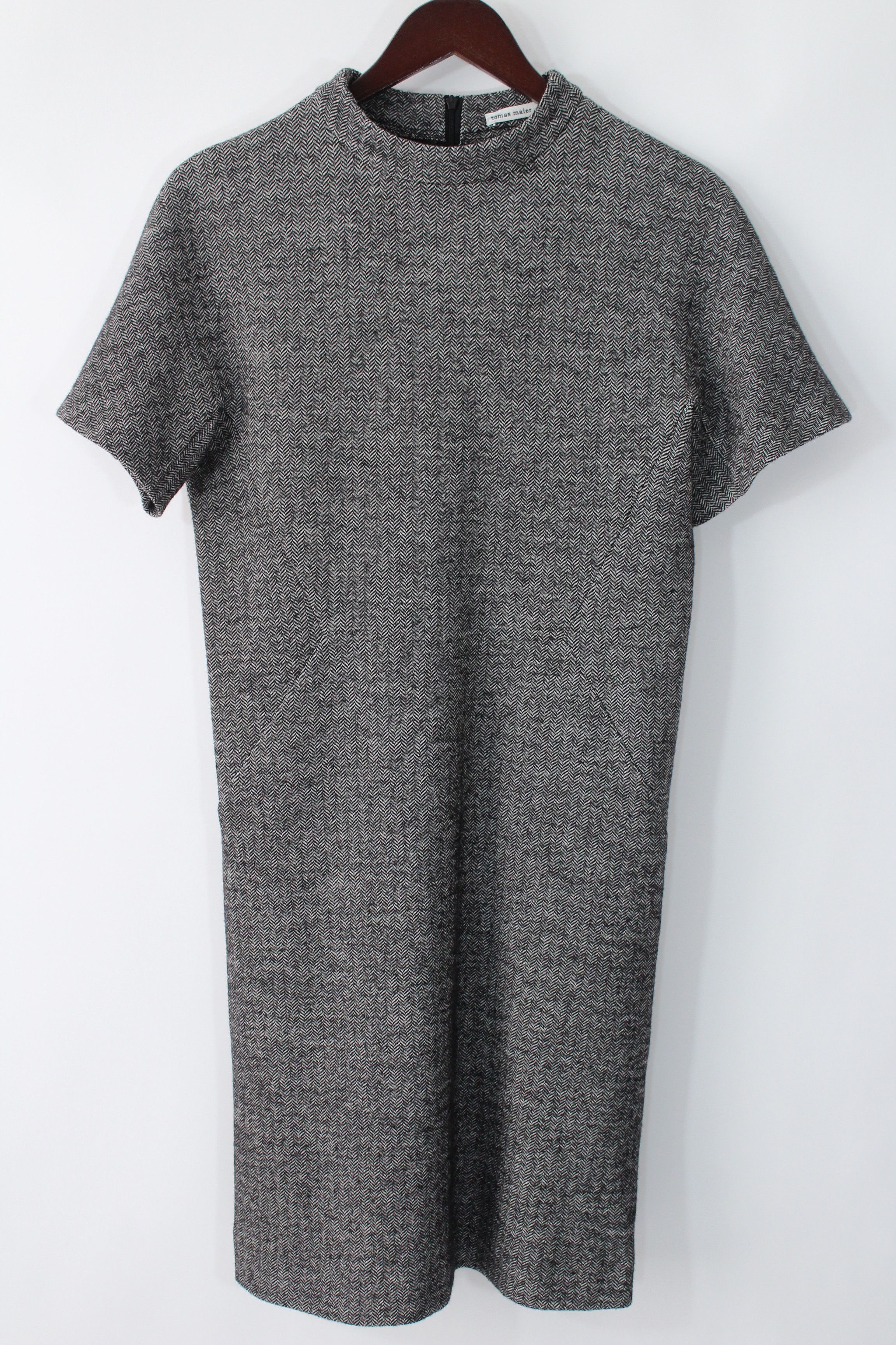 Tomas Maier Dress Wool Womens Size 2 Authentic Hype