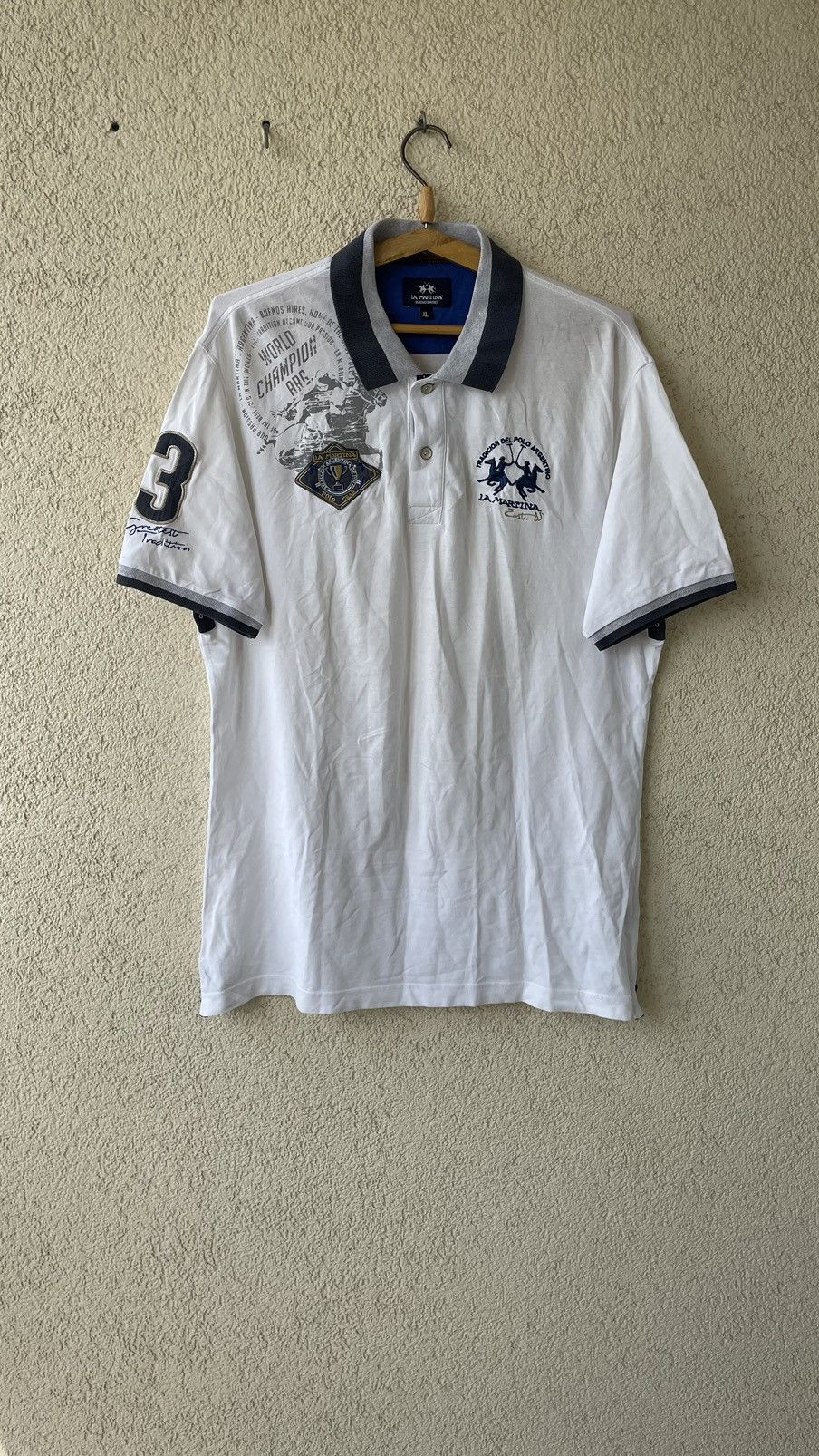 La Martina × Polo Ralph Lauren La Martina Polo Ralph Lauren Style T-shirt Size US XL / EU 56 / 4 - 1 Thumbnail