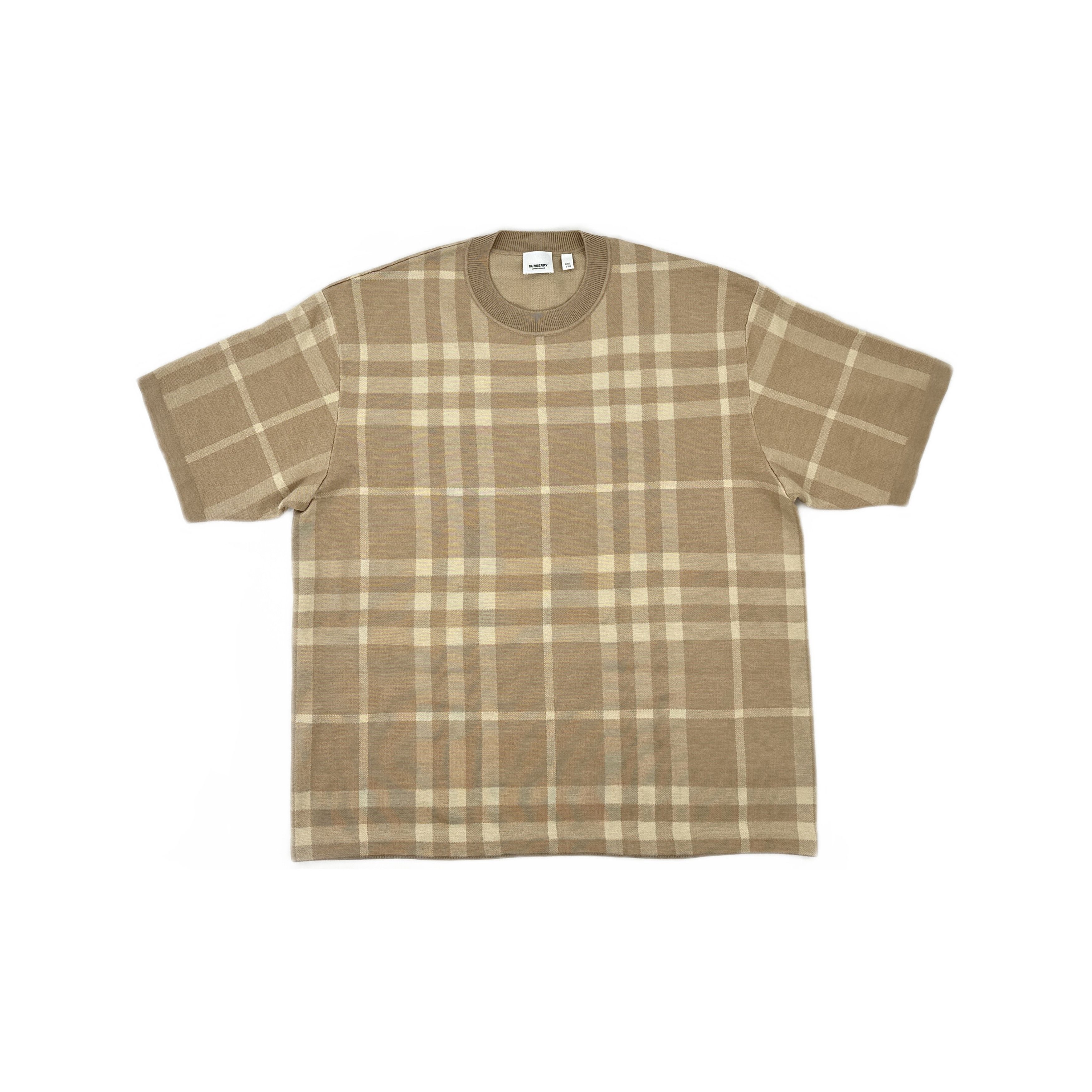 Burberry Burberry Check Knit Short Sleeve T-Shirt Size XXL Size US XXL / EU 58 / 5 - 1 Thumbnail