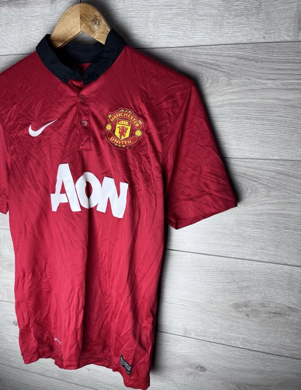 Other VINTAGE SOCCER JERSEYS NIKE MANCHESTER UNITED POLO SIZE S Size US S / EU 44-46 / 1 - 4 Thumbnail