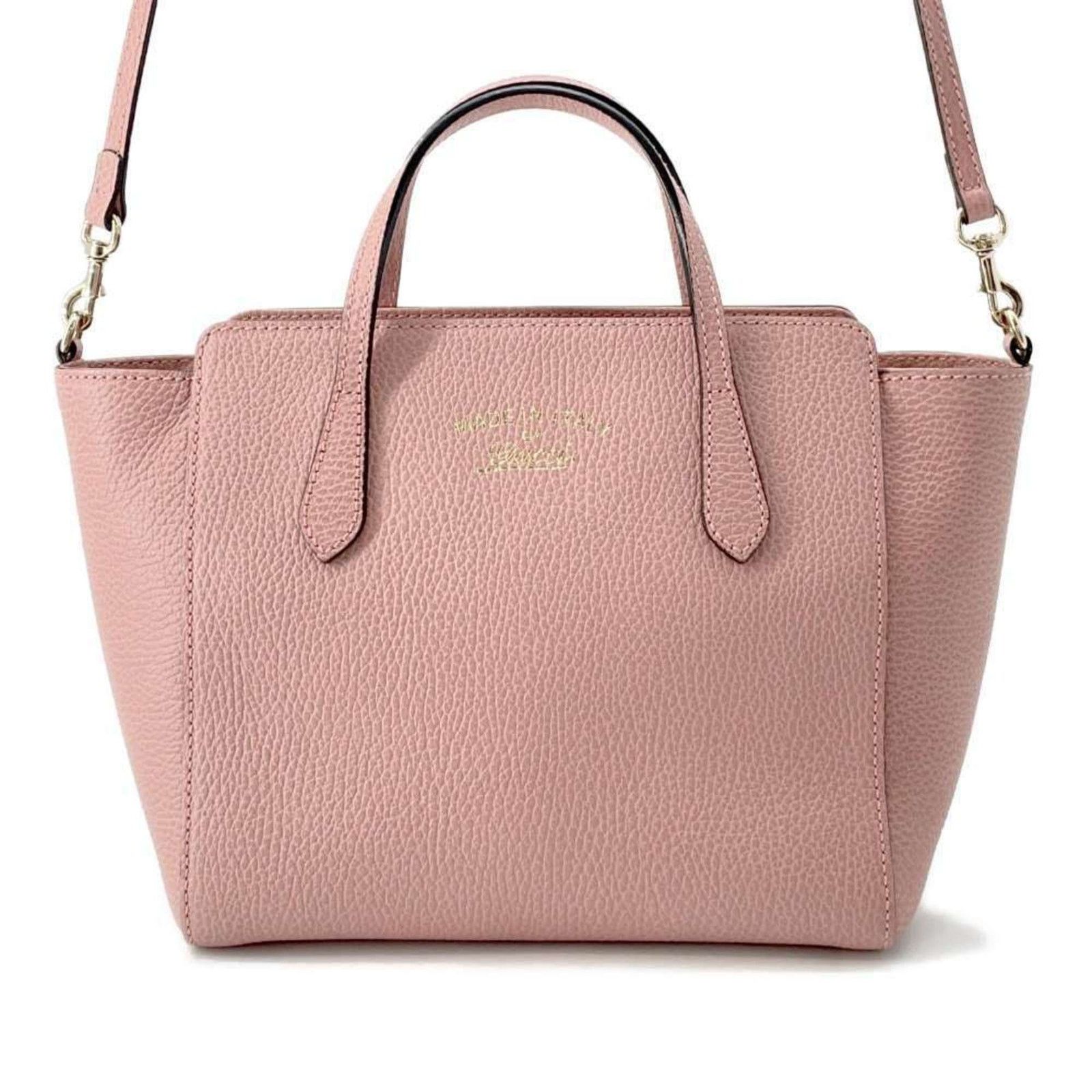 Gucci Pink Leather Swing