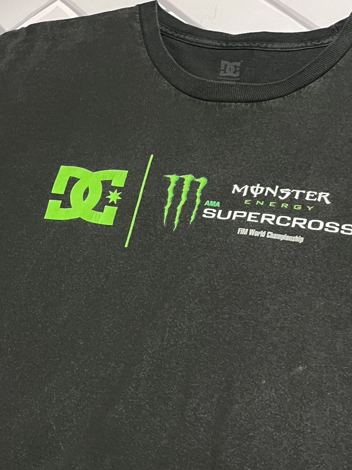 DC DC x Monster Energy AMA Supercross Tee Black Size US L / EU 52-54 / 3 - 3 Thumbnail