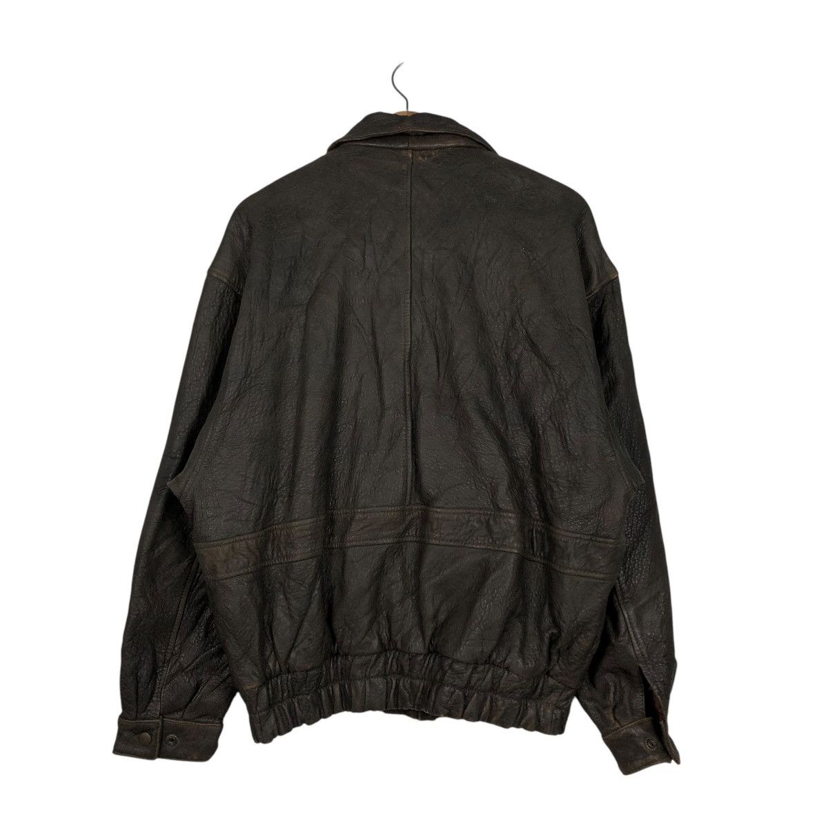 Japanese Brand 🔥VINTAGE LEATHER BIKER JACKET ENZO MOLTENI ISSEY MIYAKE Size US L / EU 52-54 / 3 - 10 Thumbnail