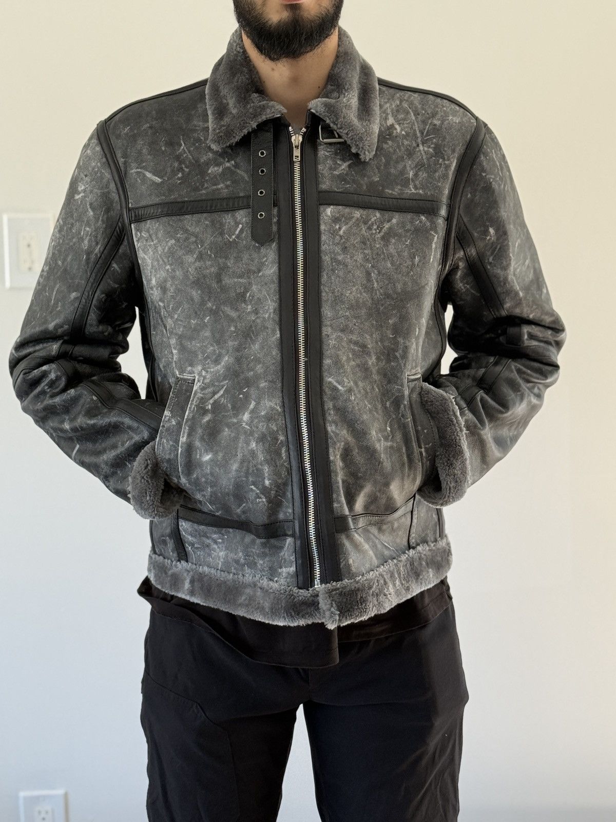 Other Hand-Made, Sheep Skin, Fur lined, SoftGenuine Leather Jacket Size US M / EU 48-50 / 2 - 3 Thumbnail