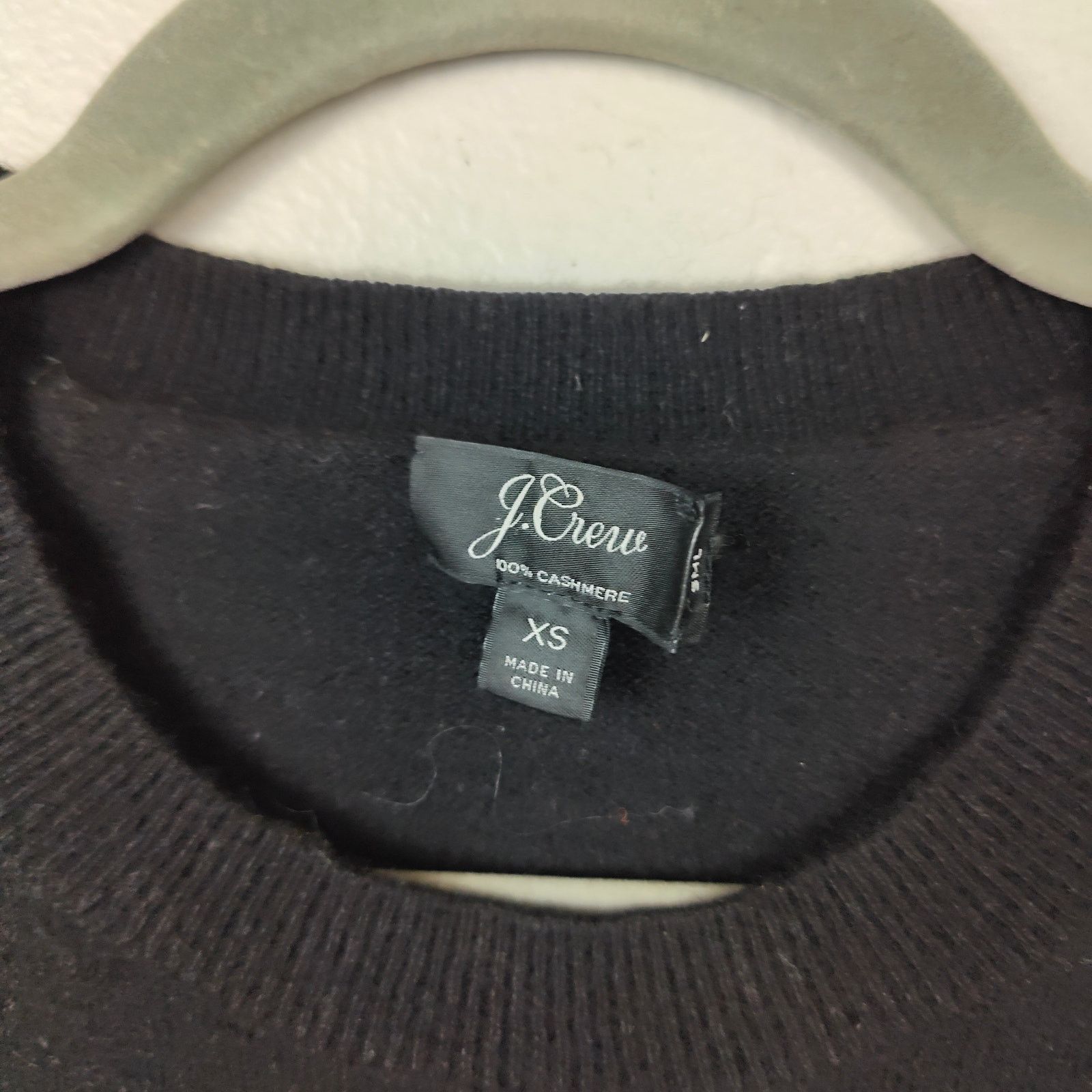 J.Crew J Crew 100% Cashmere Pullover Sweater Womens XS Black Size XS / US 0-2 / IT 36-38 - 3 Thumbnail
