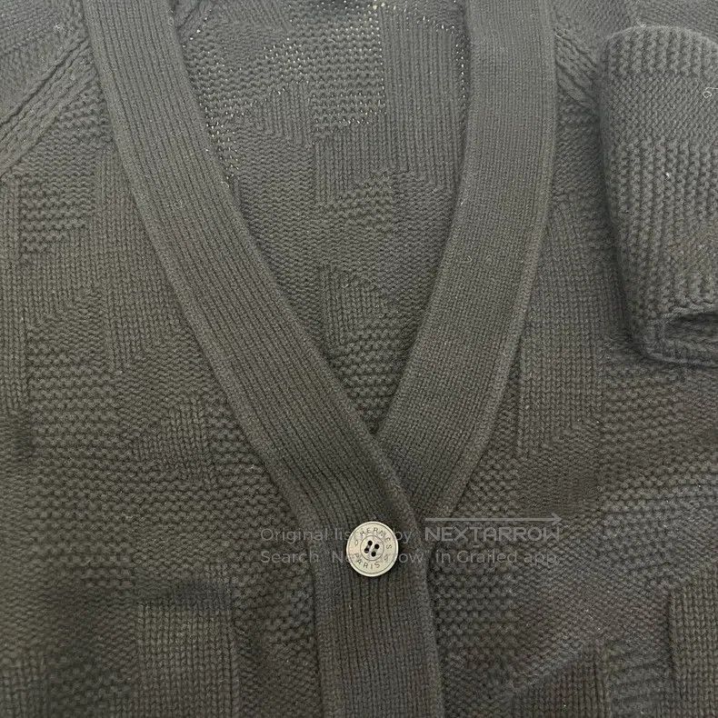 Hermes Hermes Diamond Pattern Side Zipper High Neck Cotton Coat Size XS / US 0-2 / IT 36-38 - 6 Thumbnail
