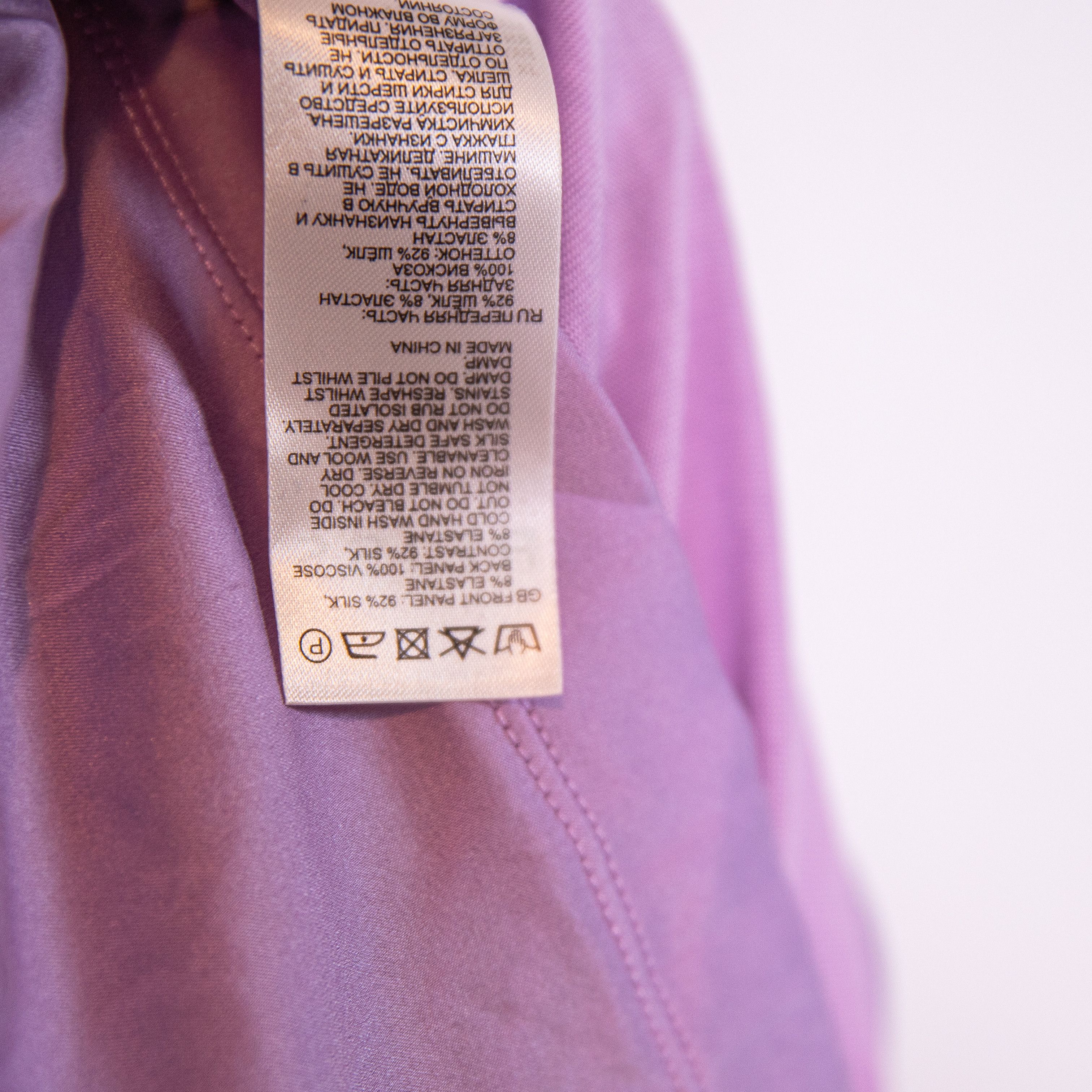 Reiss NEW Reiss Payton Silk Chiffon Front Color Block Size XS / US 0-2 / IT 36-38 - 3 Thumbnail
