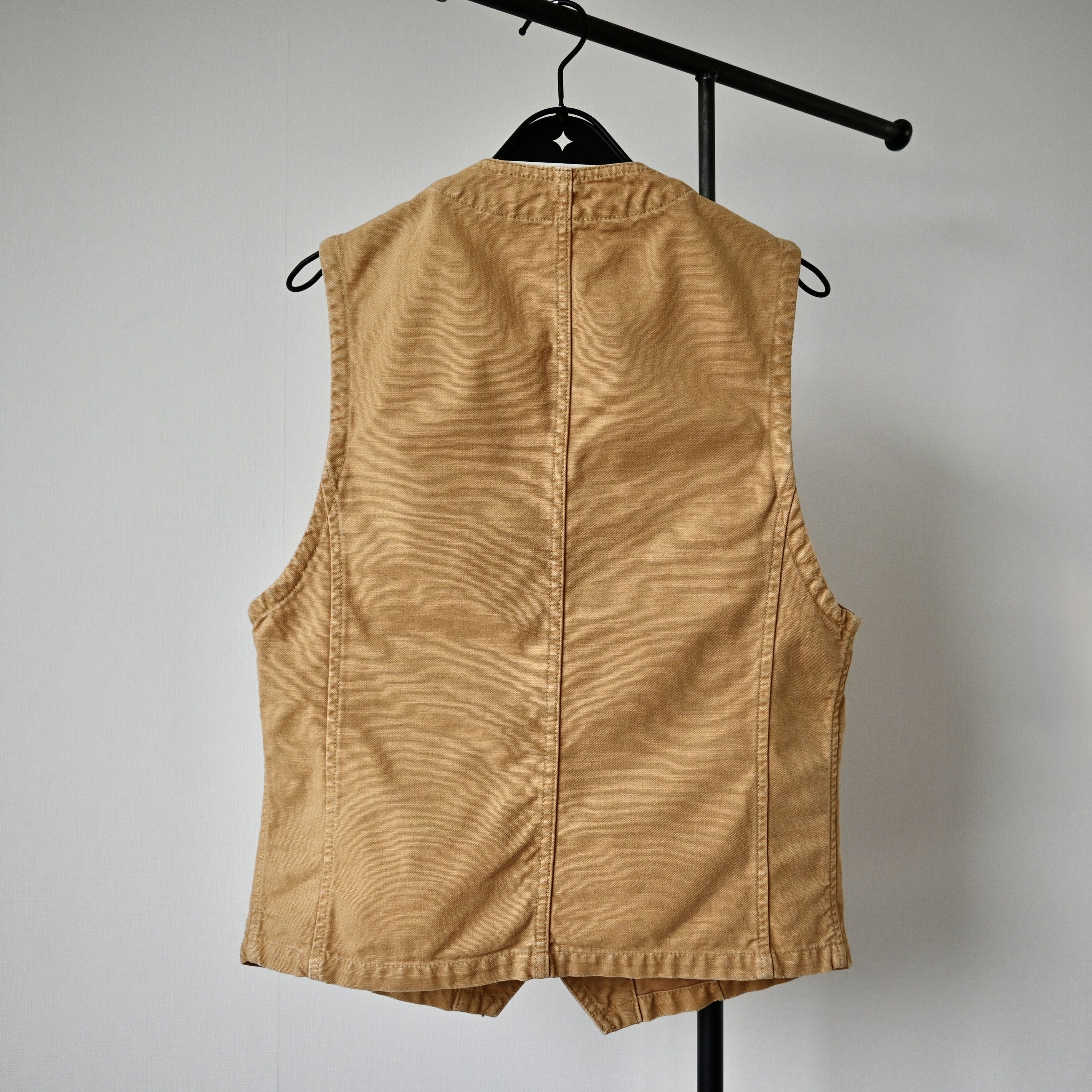 Blue Blue Japan BLUE H.R. MARKET cotton canvas engineer vest made in Japan Size US M / EU 48-50 / 2 - 2 Thumbnail