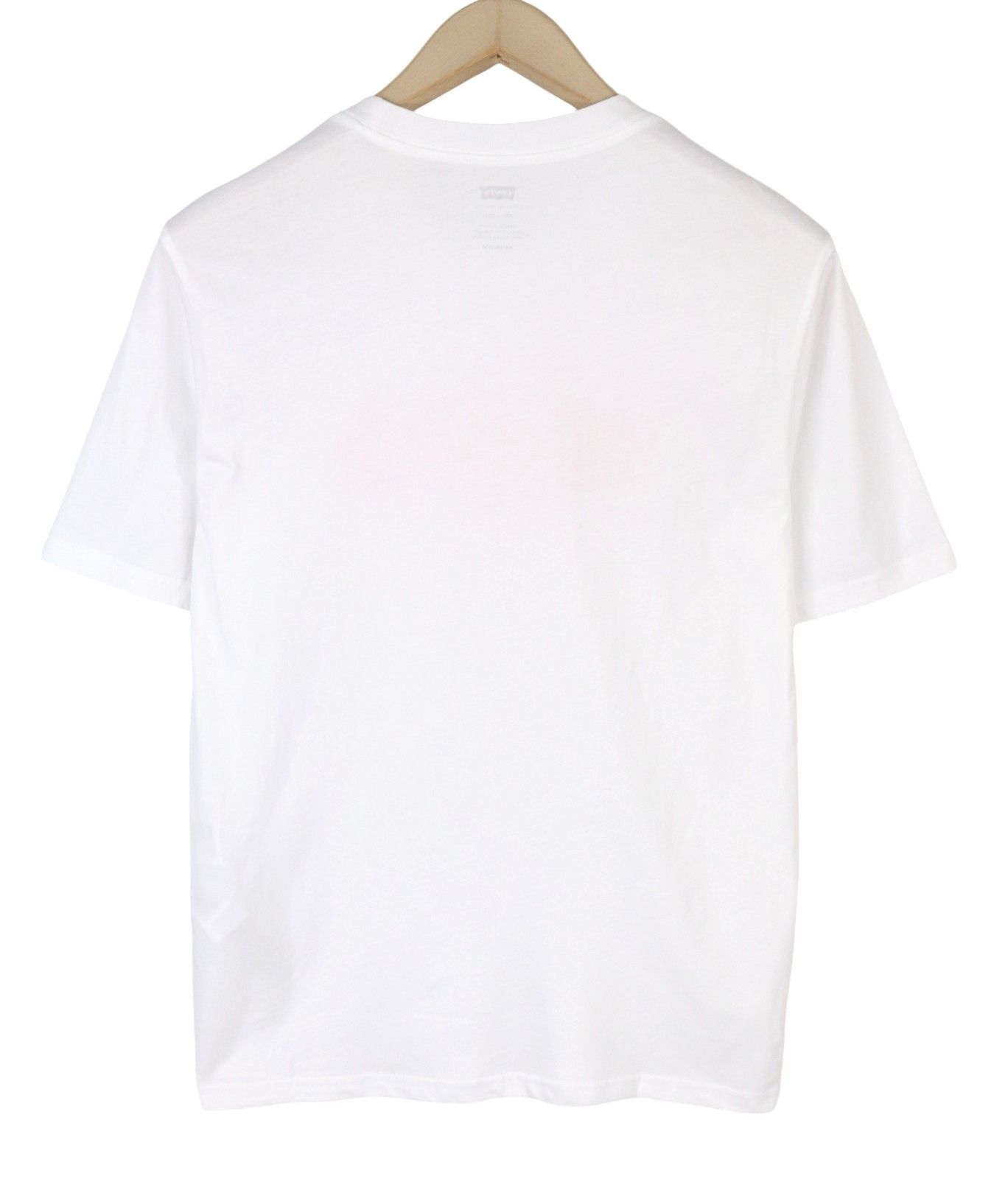 Levi's RELAXED XS White Cotton Tricot Crew Neck Logo 87862 Size US XS / EU 42 / 0 - 4 Thumbnail