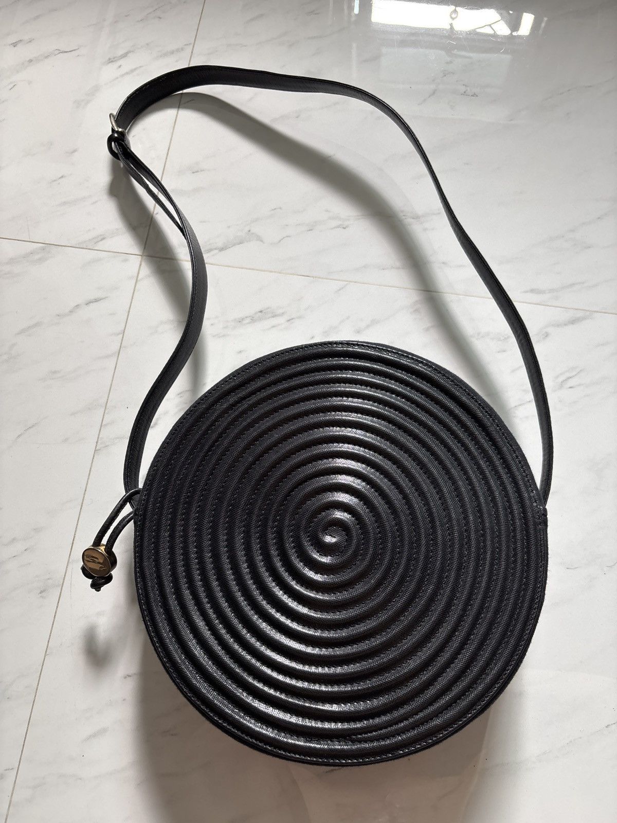 Giuseppe Zanotti Vintage Giuseppe Zanoti Black Leather Crossbody Bag Size ONE SIZE - 1 Thumbnail