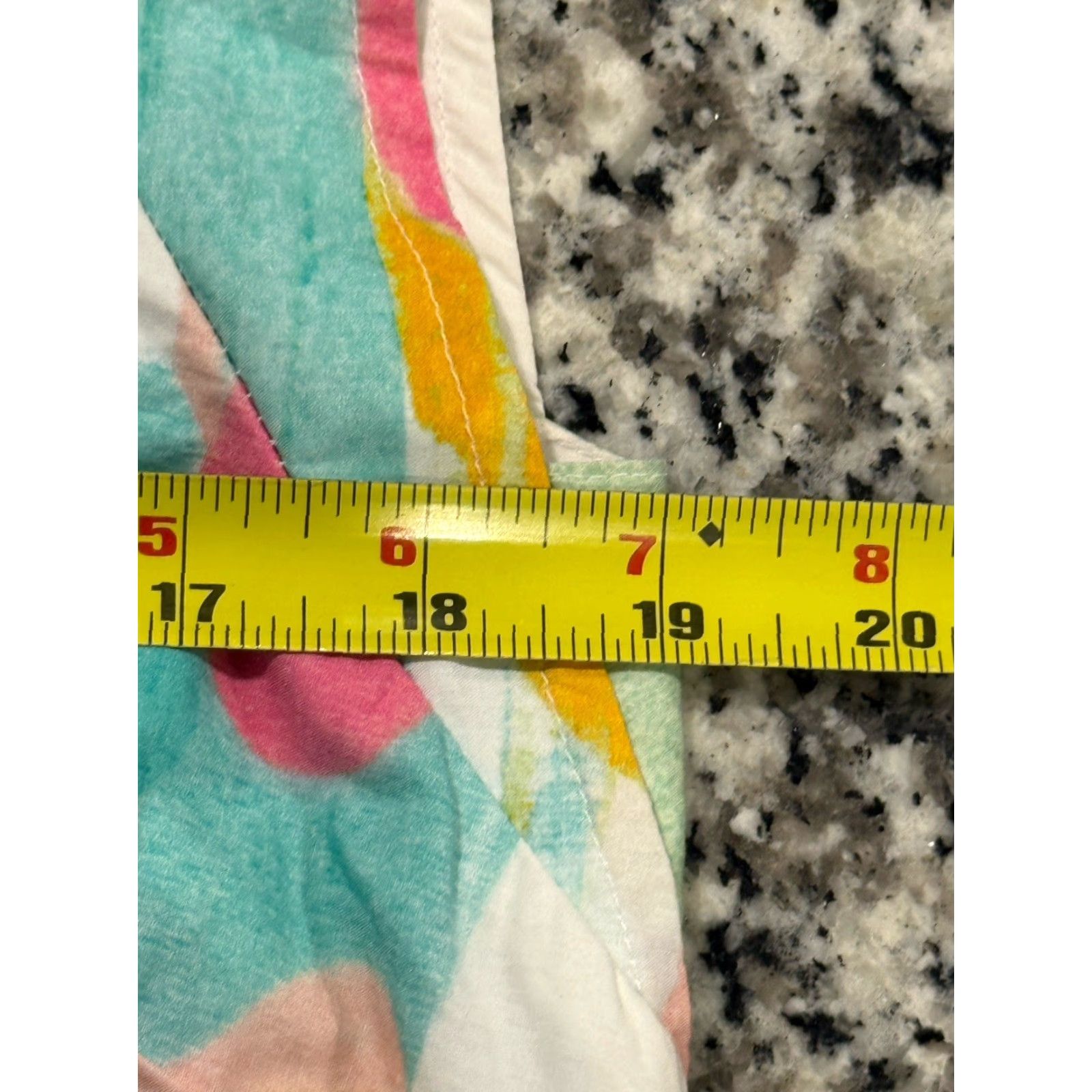 Anthropologie ANTHROPOLOGIE Lillian Cap Sleeve Midi Dress Abstract Mint Fit & Flare Size S Womens Size S / US 4 / IT 40 - 3 Thumbnail