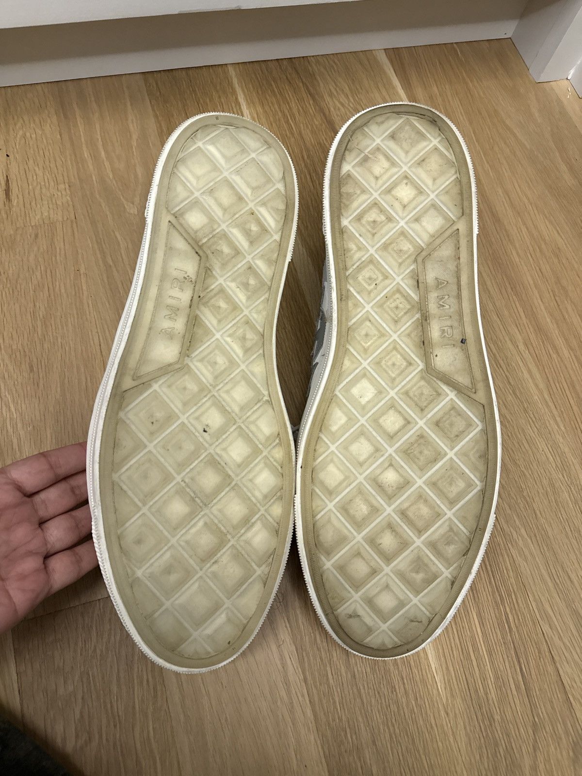 Amiri Amiri Stars Court Low “White Grey” Size US 14 / EU 47 - 5 Thumbnail