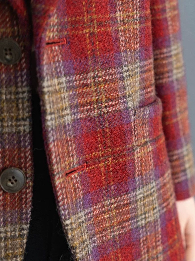 Kenzo KENZO Red checkered wool suit jacket vintage Size XS / US 0-2 / IT 36-38 - 7 Thumbnail