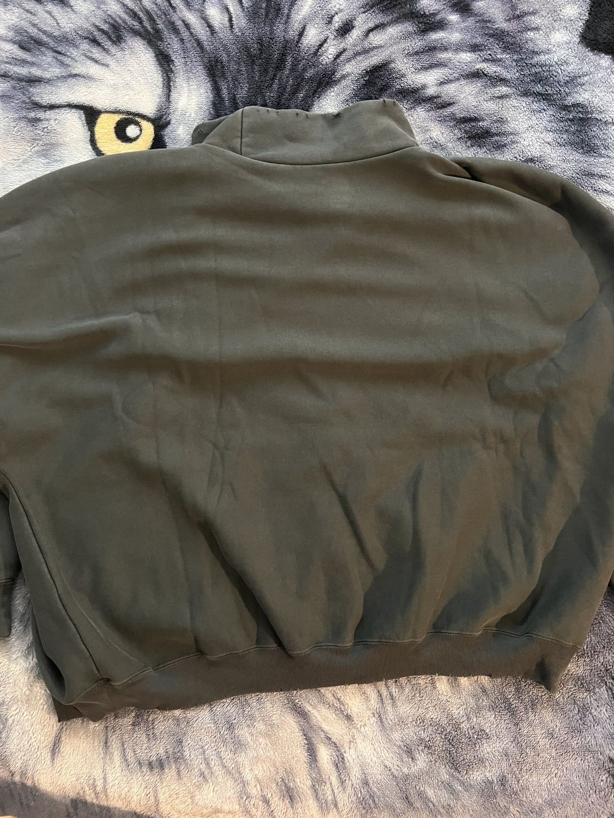 Balenciaga × Gap × Yeezy YGEBB 2022 High Neck Logo Sweater In Dark Grey Size US L / EU 52-54 / 3 - 5 Thumbnail