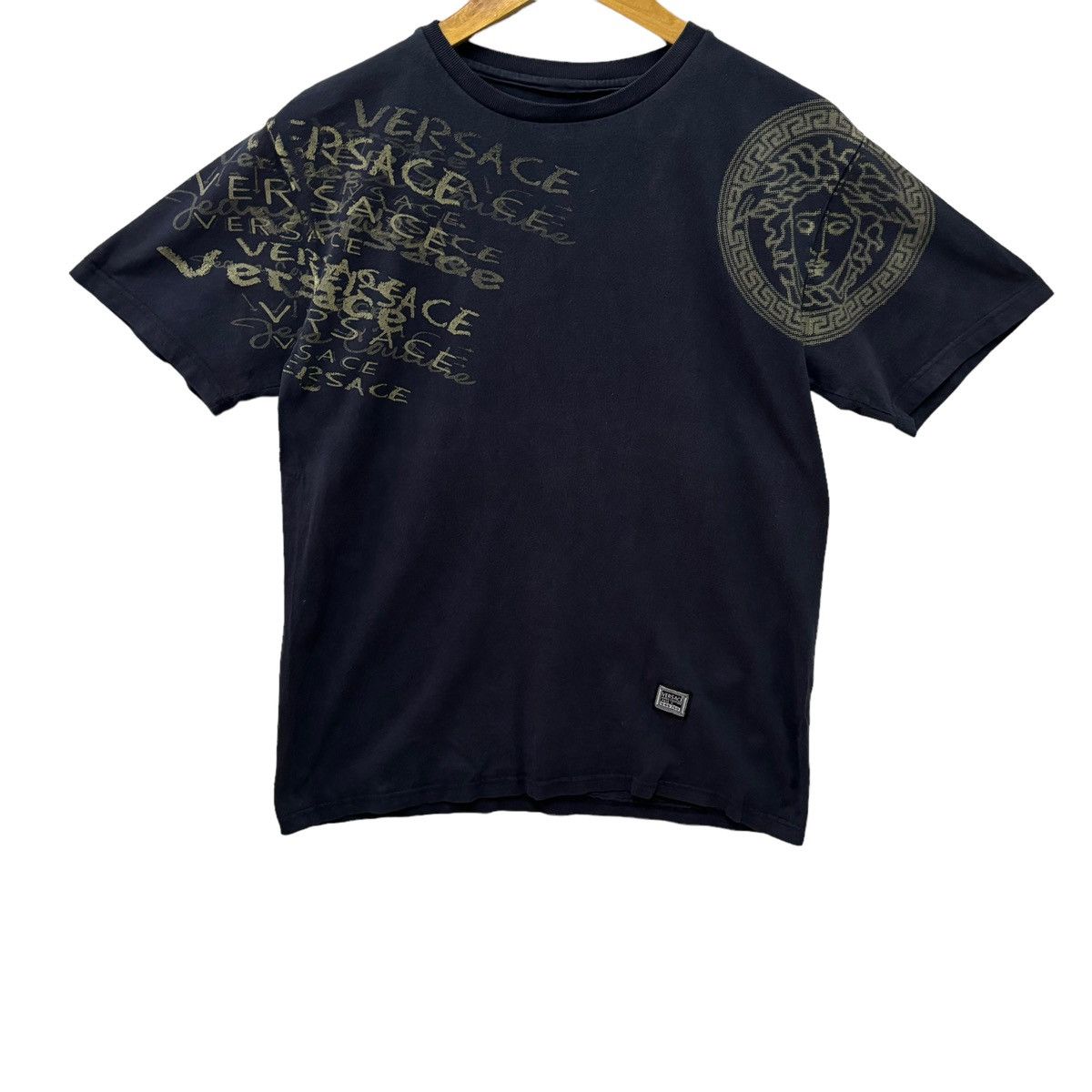 Versace × Versace Jeans Couture Versace Jeans Coutere Big Logo Medussa Tshirt Size US M / EU 48-50 / 2 - 3 Thumbnail