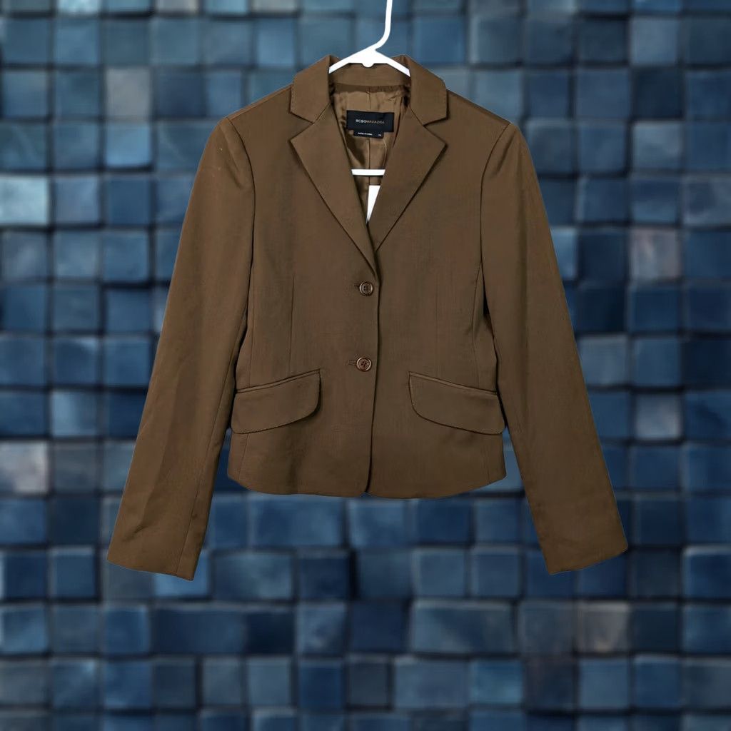 Bcbgmaxazria BCBGMAXAZRIA Jacket Women’s Brown Long Sleeve Button Sz XS NEW Size XS / US 0-2 / IT 36-38 - 1 Thumbnail