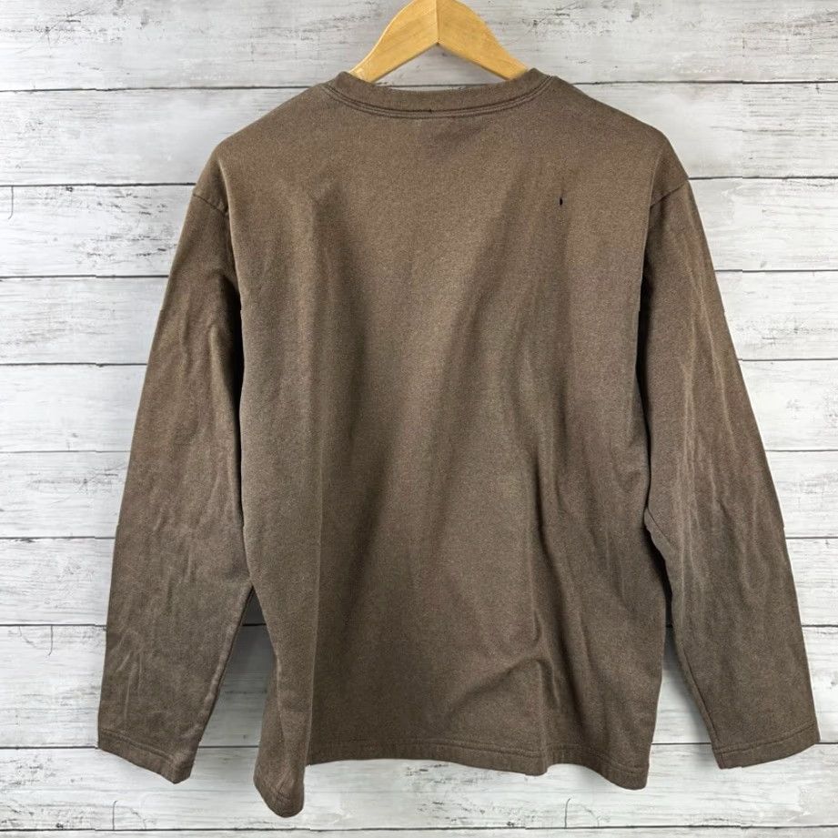The North Face VINTAGE The North Face Long Sleeve T-Shirt Mens Medium Crew Neck Brown Outdoor 2000s Size US M / EU 48-50 / 2 - 7 Thumbnail