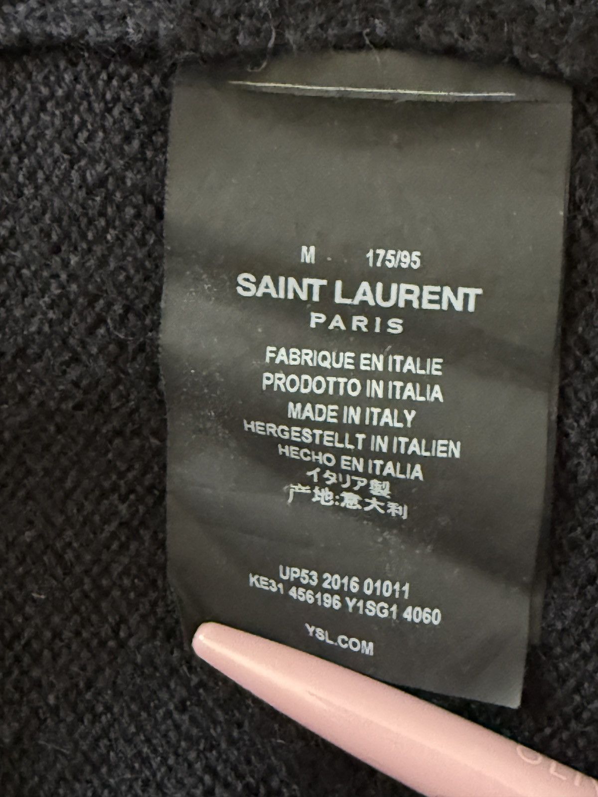 Saint Laurent Paris Wool Knitted Cardigan Hooded Shark Sweet Dreams Size US M / EU 48-50 / 2 - 5 Thumbnail