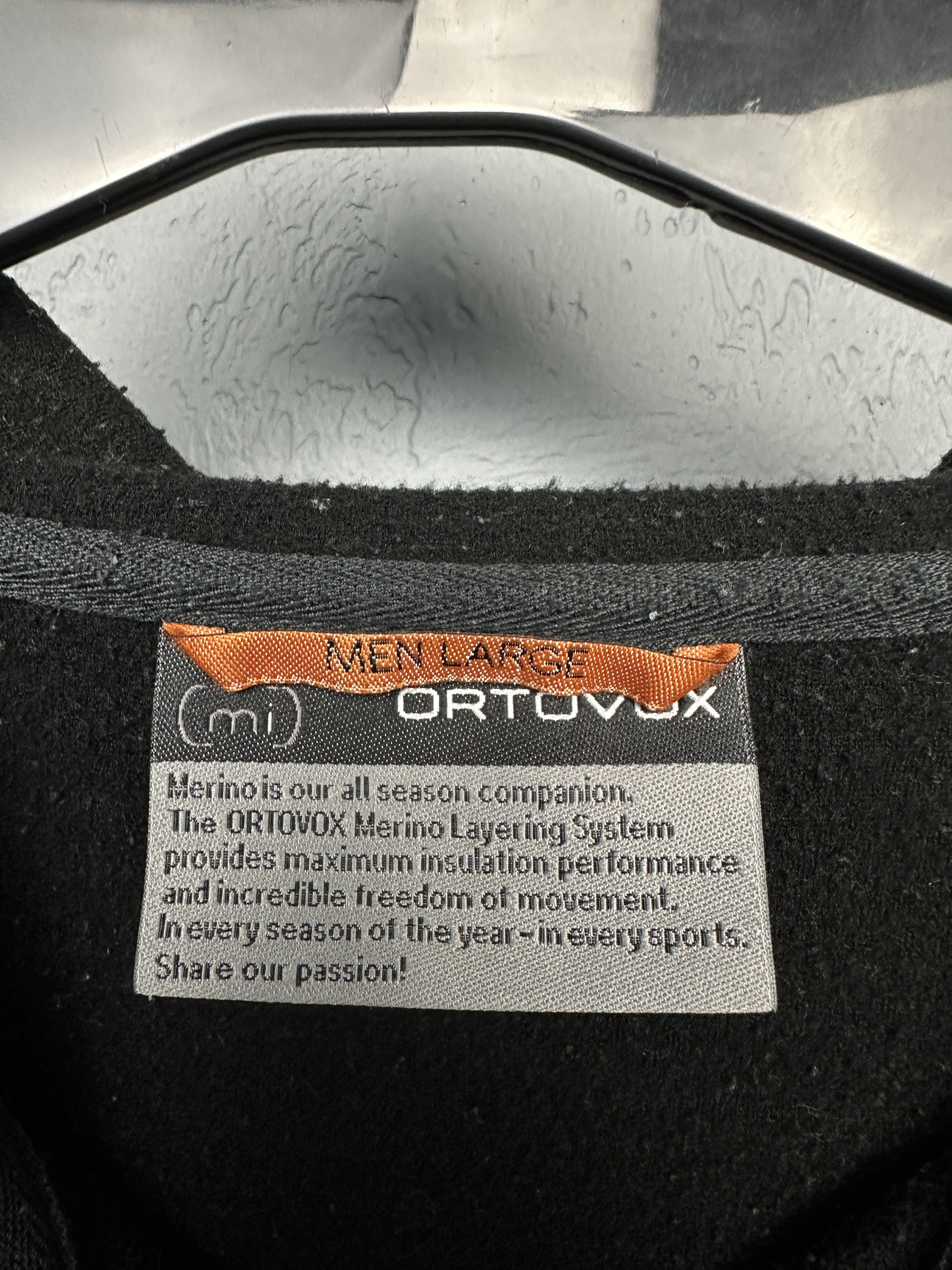 ORTOVOX ORTOVOX Mens Merino Wool Hoodie Track Top Jacket Size US L / EU 52-54 / 3 - 5 Thumbnail