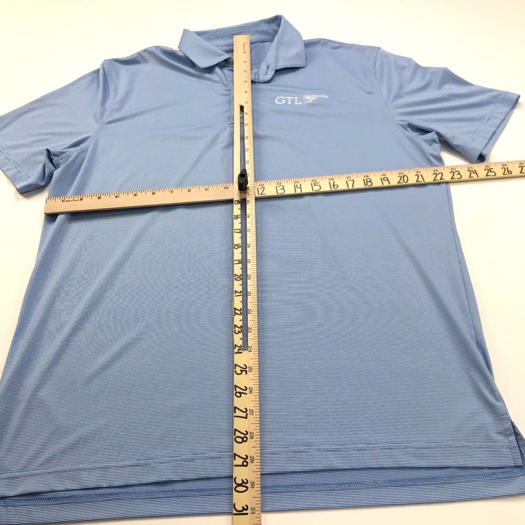 johnnie-O VINTAGE Johnnie-O Large Logos Golf SS Button Polo Striped Solid Shirt LOT OF 2 MINT Size US L / EU 52-54 / 3 - 7 Thumbnail
