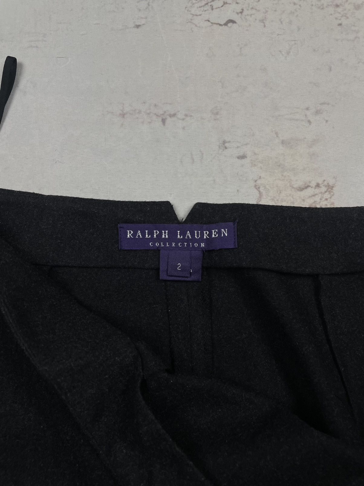 Ralph Lauren Purple Label Ralph Lauren Purple Label XS Slim Fit Black Wool Cashmere Size 26" / US 2 / IT 38 - 3 Thumbnail
