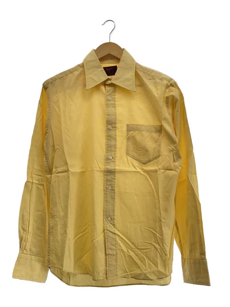 Yohji Yamamoto Yellow Cotton Button Shirt Size US L / EU 52-54 / 3 - 1 Thumbnail