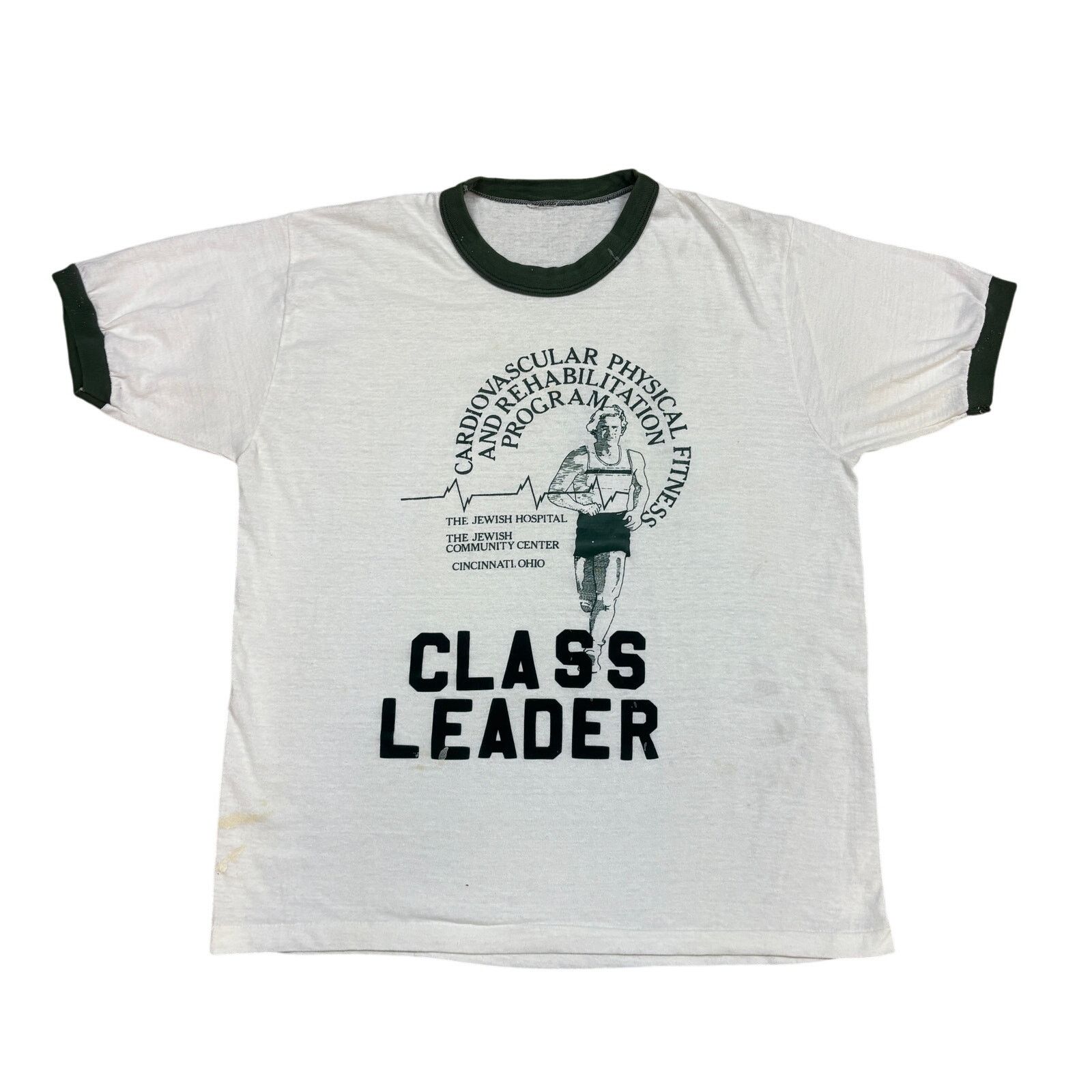Vintage Vintage The Jewish Hospital Class Leader Ringer Shirt Mens M Size US M / EU 48-50 / 2 - 1 Thumbnail