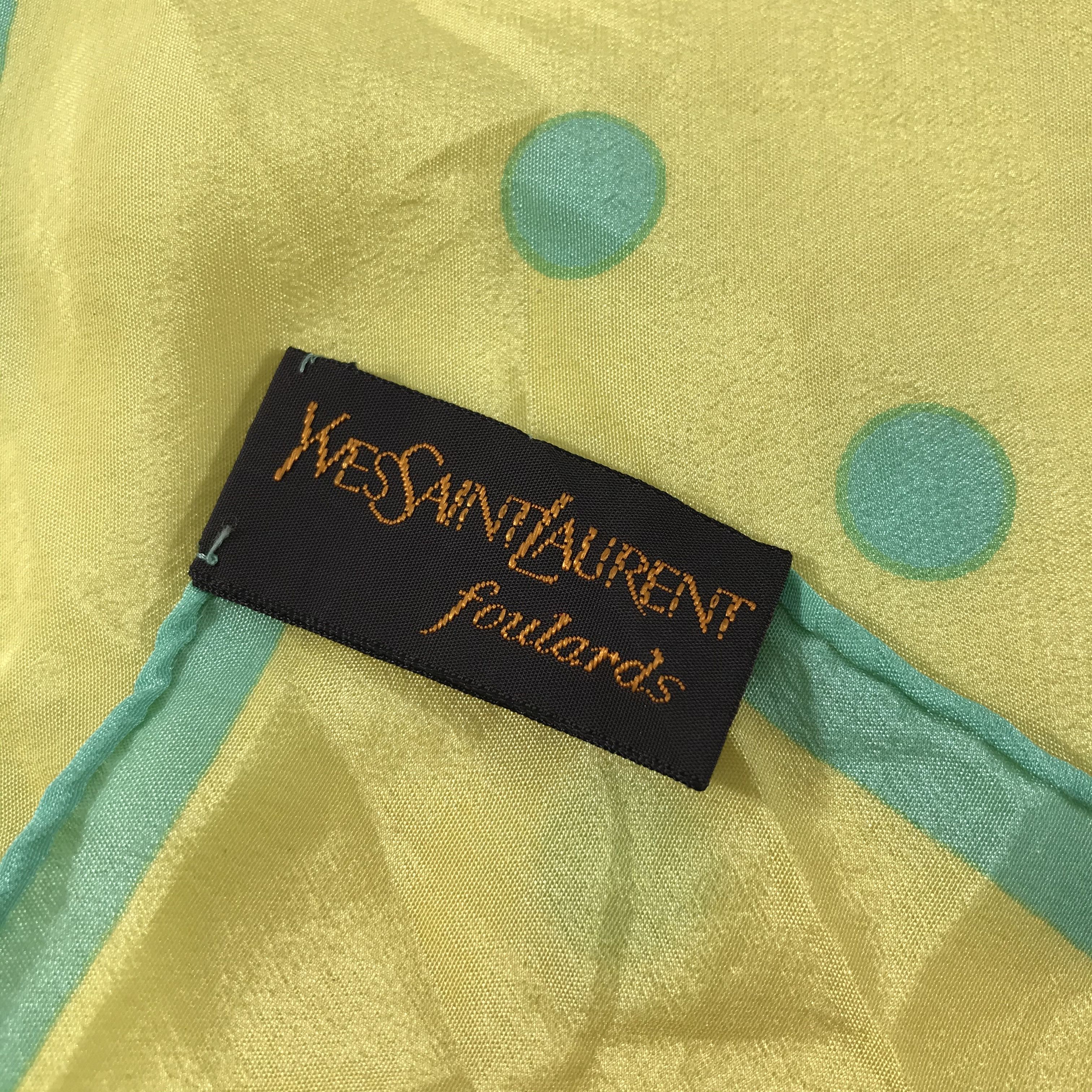 Vintage × Yves Saint Laurent Yves Saint Laurent Bandana / Handkerchief /Neckerchief -S176 Size ONE SIZE - 7 Thumbnail