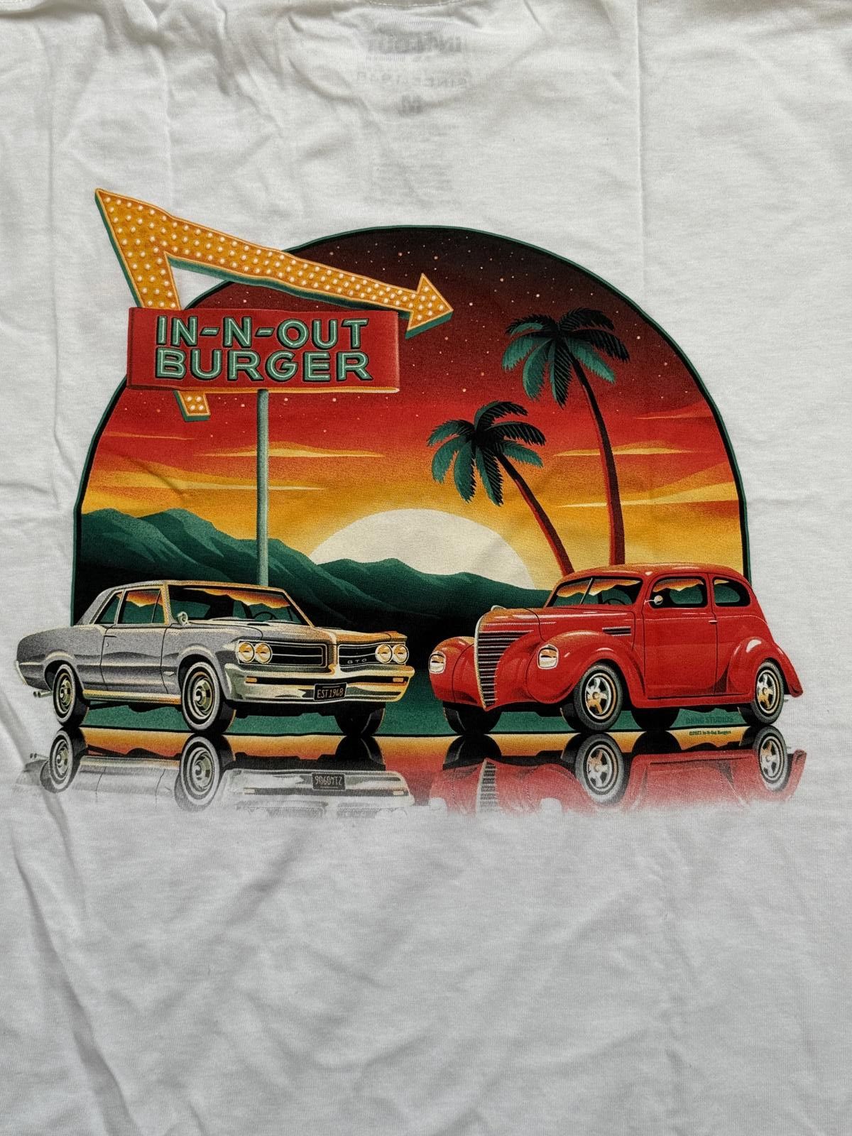 Designer Nevada In-n-Out Burger T-shirt Dkng Studios 2023 Tee - M Size US M / EU 48-50 / 2 - 5 Thumbnail