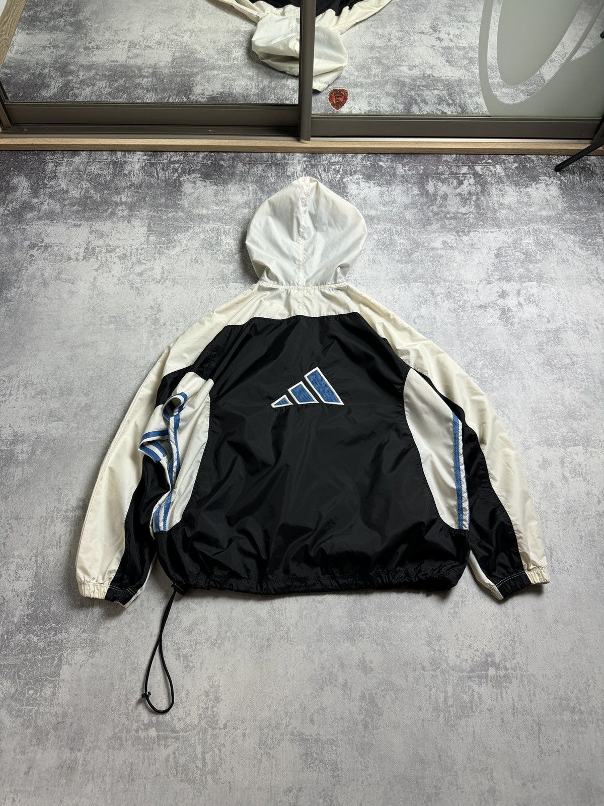 Adidas 90s Vintage Big Logo Nylon Track Drill Jacket Y-3