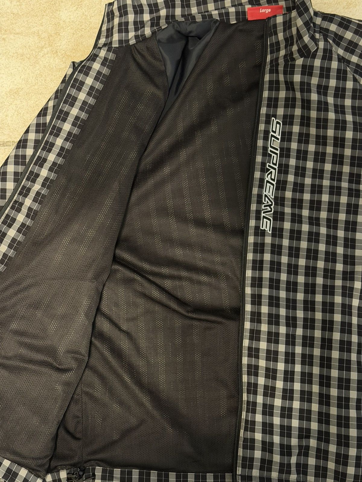Supreme Supreme Plaid Track Jacket Size US L / EU 52-54 / 3 - 3 Thumbnail