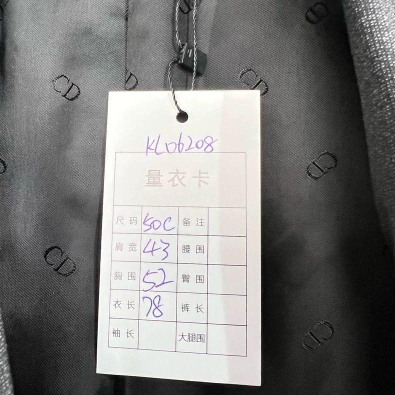 Dior Dior Dark patterned wool suit 2502-Nextarrow Size 50R - 7 Thumbnail