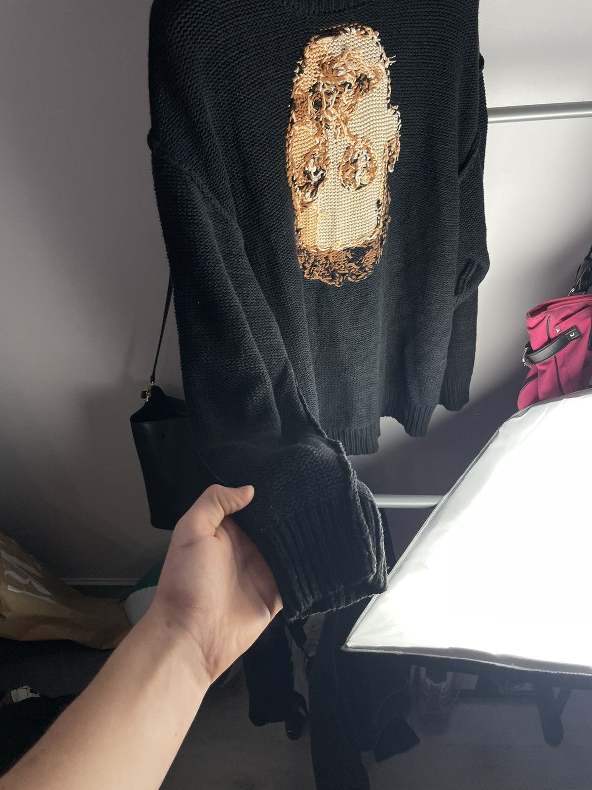 Doublet Doublet hidden talent knit sweater Black Acting Someone Size US L / EU 52-54 / 3 - 7 Thumbnail