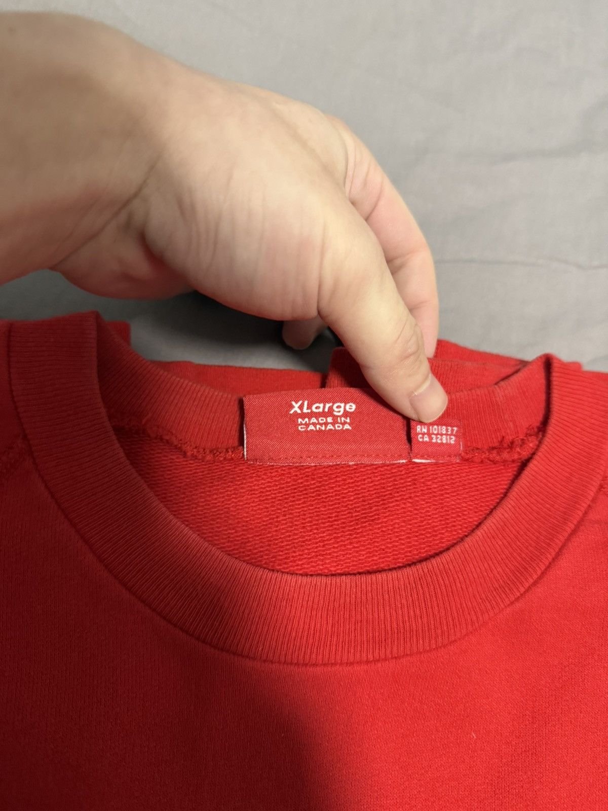 Supreme Supreme 2007 black on red screenprint box logo crewneck Size US XL / EU 56 / 4 - 4 Thumbnail